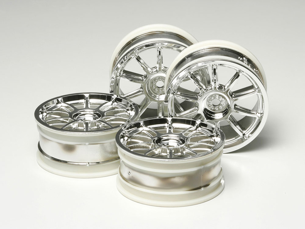 Tamiya 10 Spoke Platd Wheel X 4 24Mm Offo