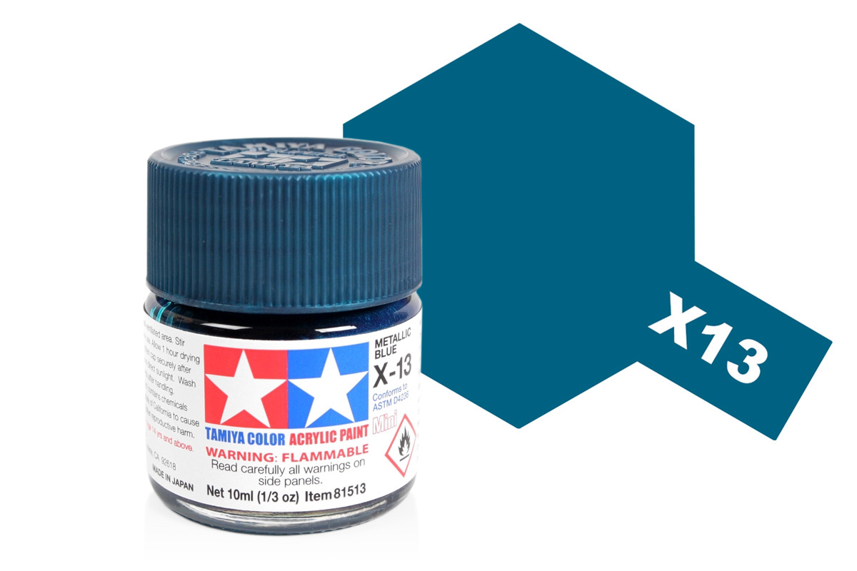Tamiya Acrylic Mini X-13 Metallic Blue