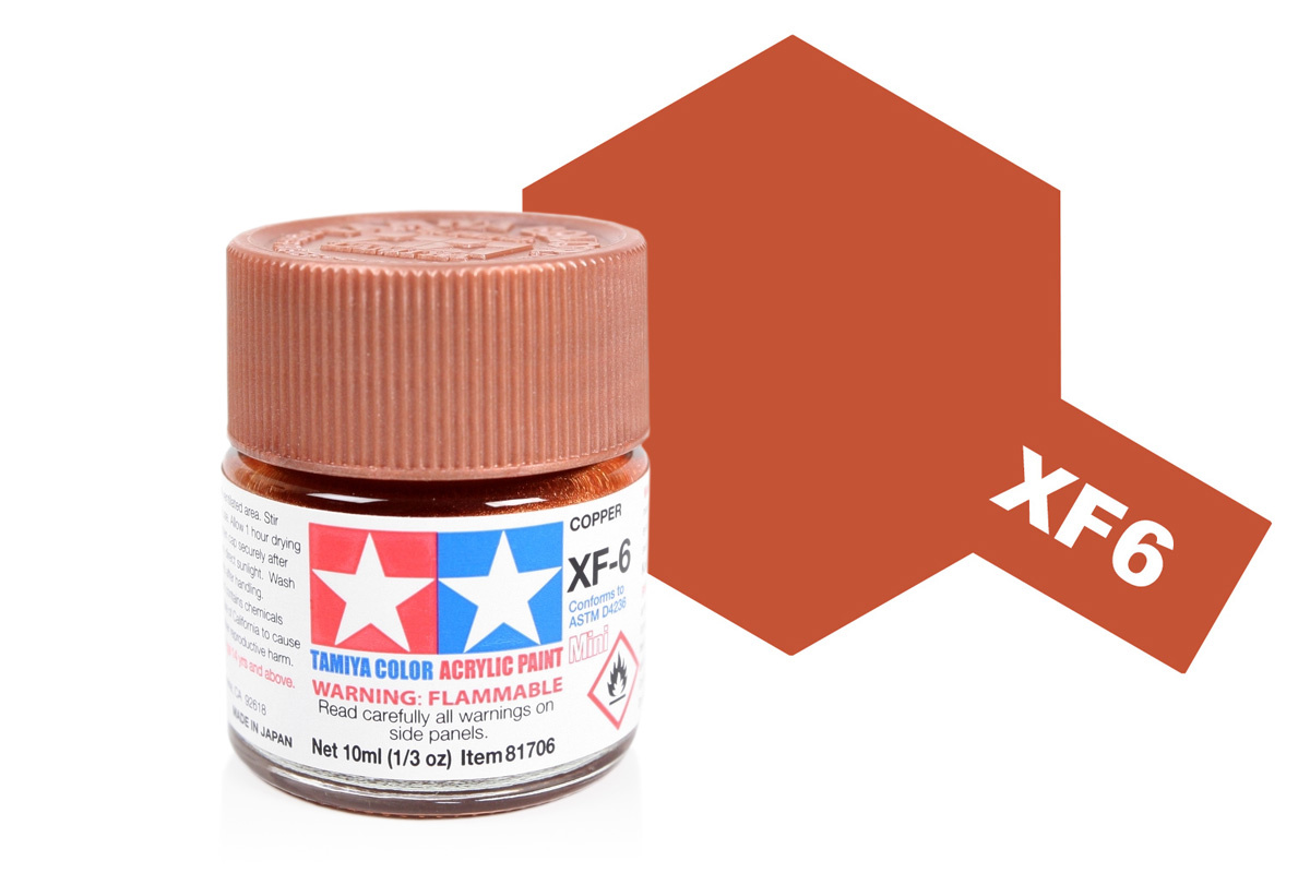 Tamiya Acrylic Mini XF-6 Copper