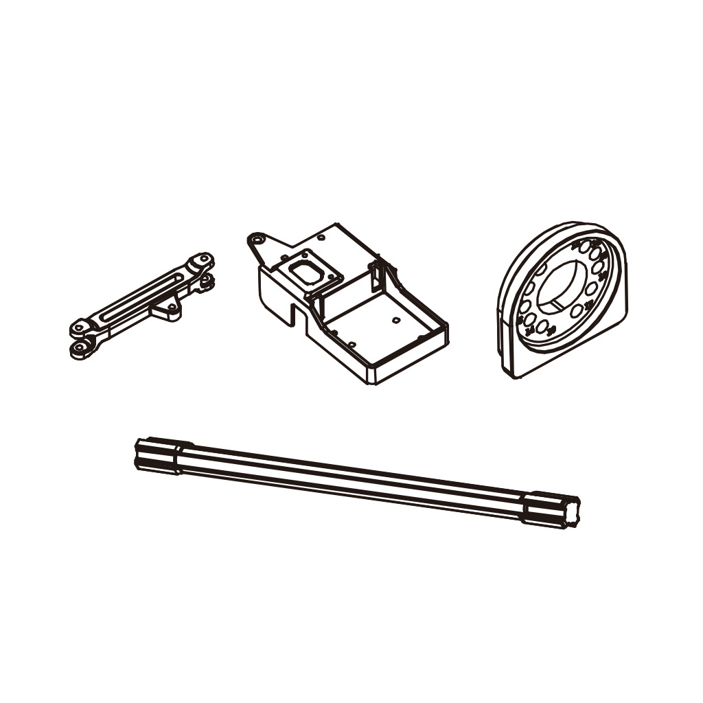 pd-racing-ackerman-link-1pcs-server-support-1pcs-center-drive-shaft-1pcs