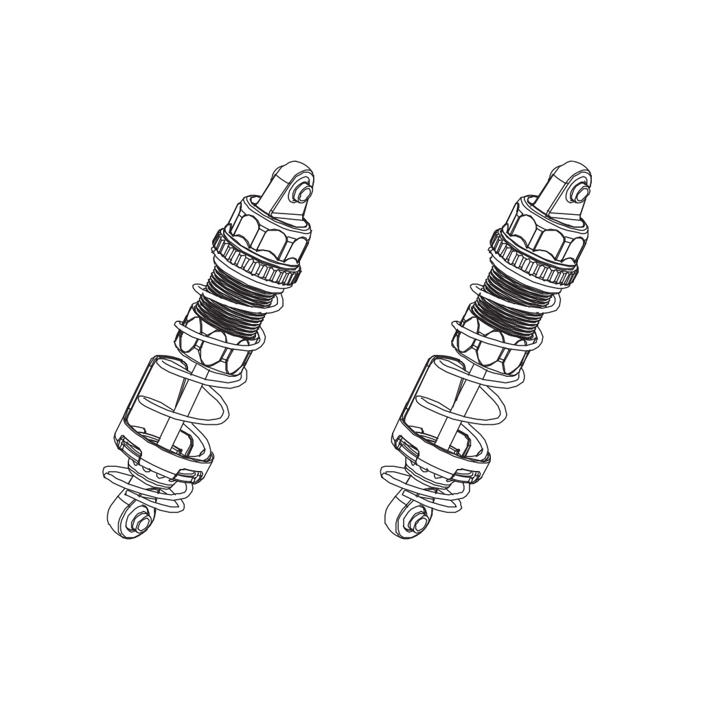 PD Racing Rr. Shock Absorber 2PCS