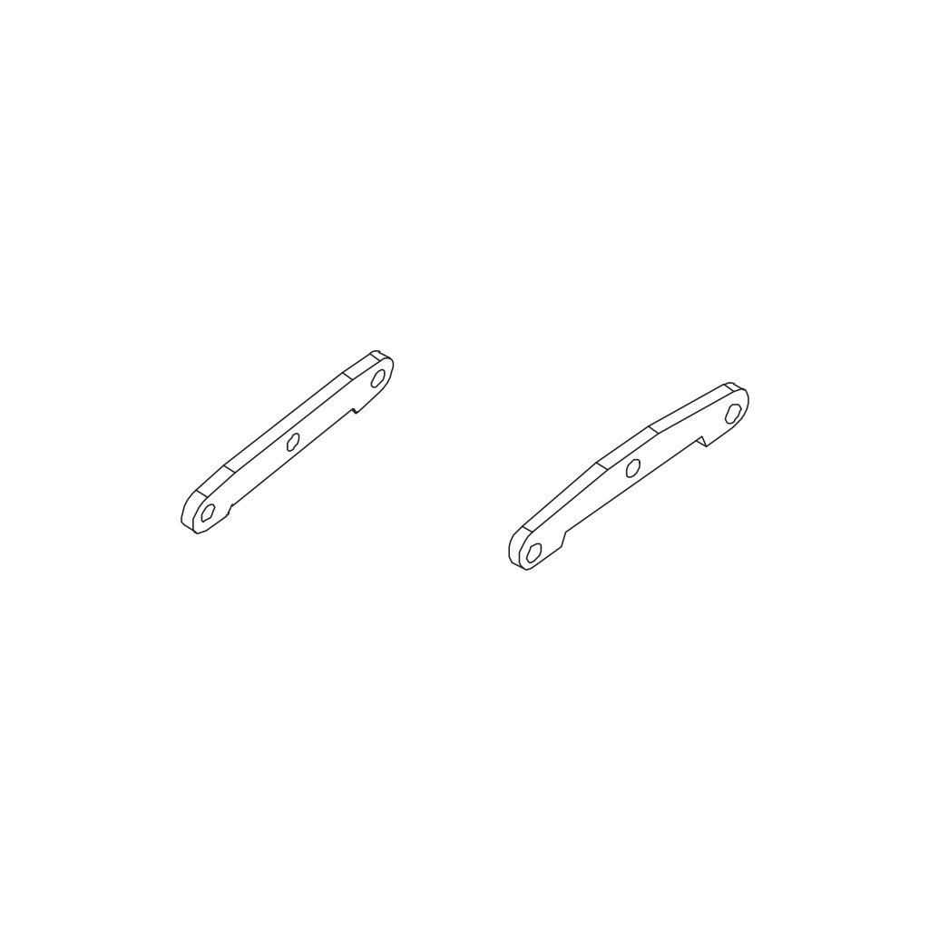 PD Racing Fr/Rr Swing Arm fixing plate
