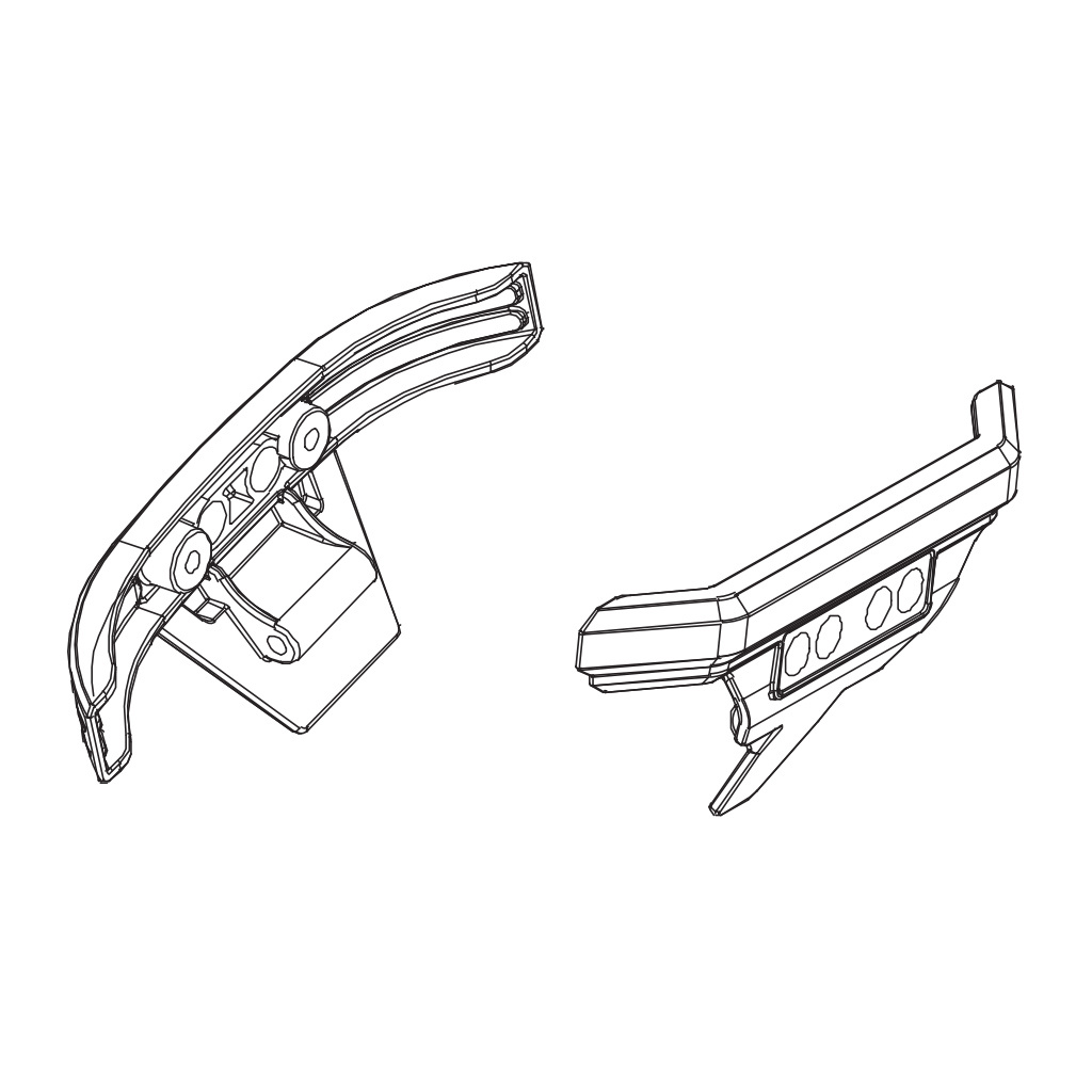 PD Racing Fr/Rr Bumper 1PCS