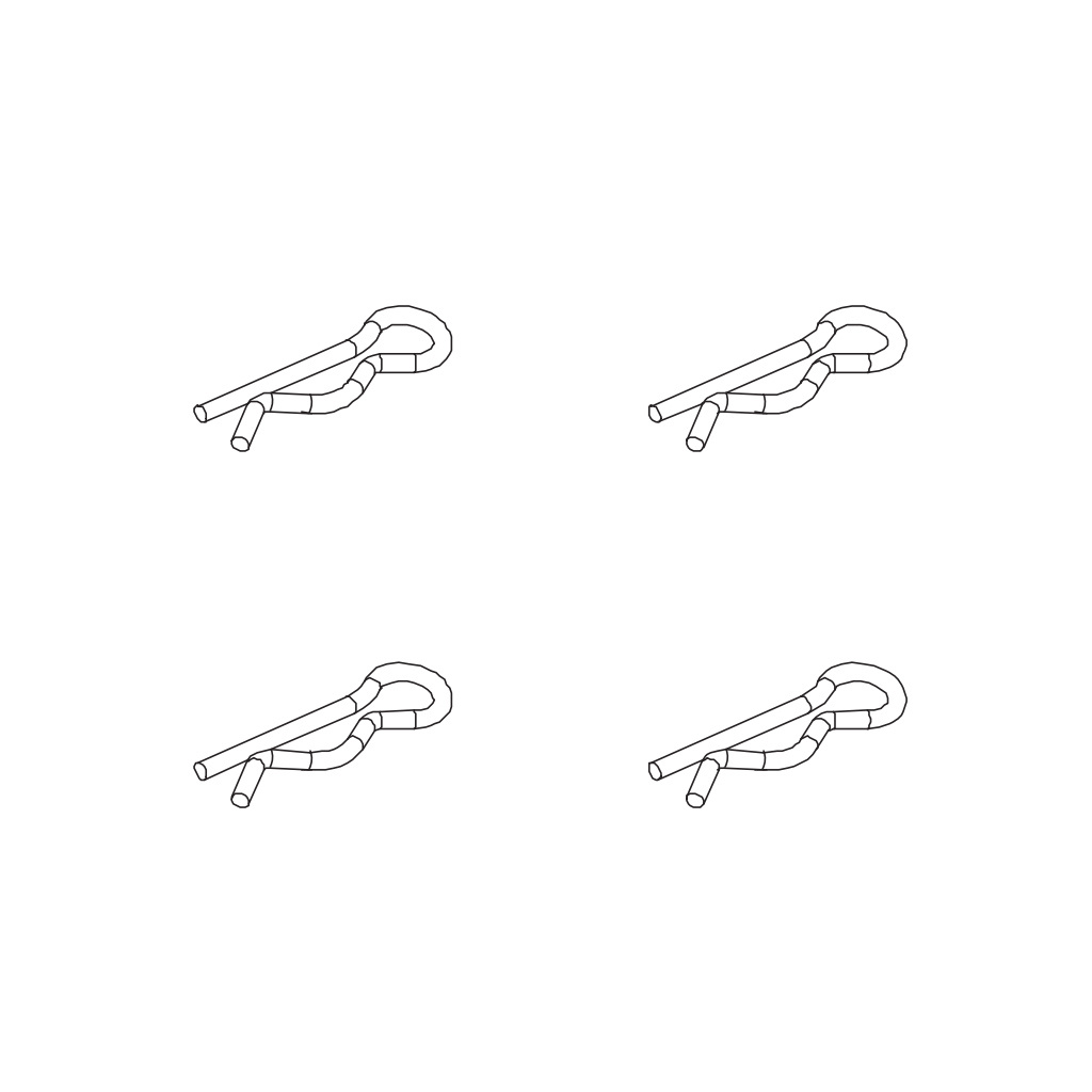 PD Racing Body Clip 4PCS
