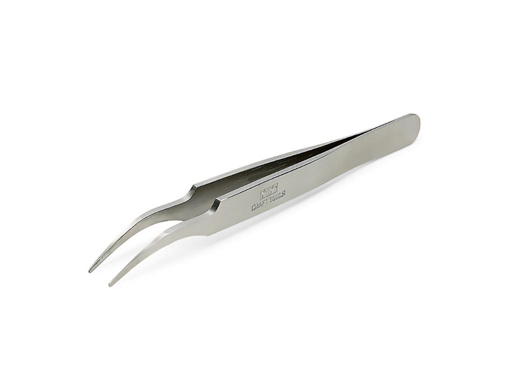 Tamiya HG ANGLED TWEEZERS ROUND TIP