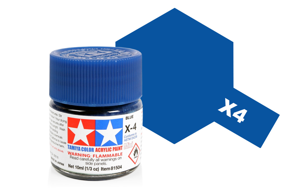 Tamiya Acrylic Mini X-4 Blue