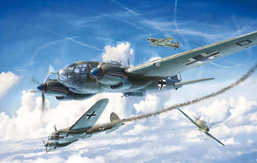 Italeri Heinkel HE-111 H-6  Battle of Britain 80th Anniv
