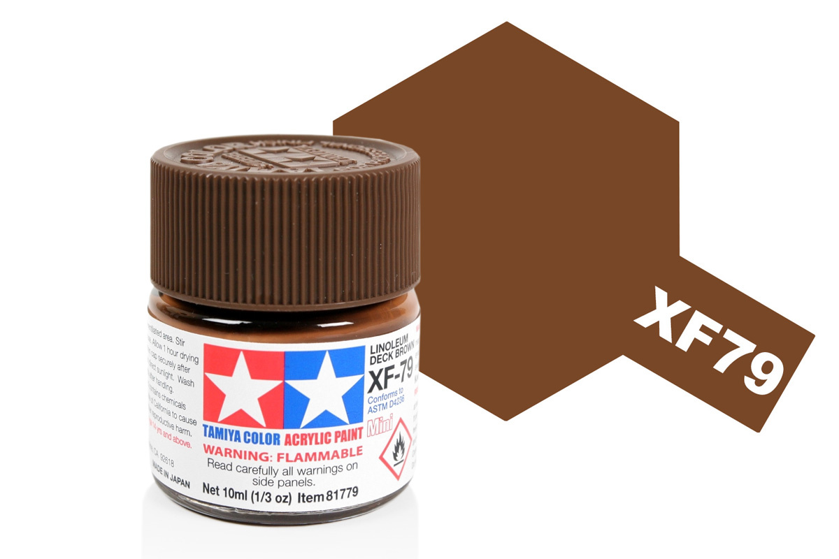 Tamiya Acrylic Mini XF-79 Lino Deck Brown