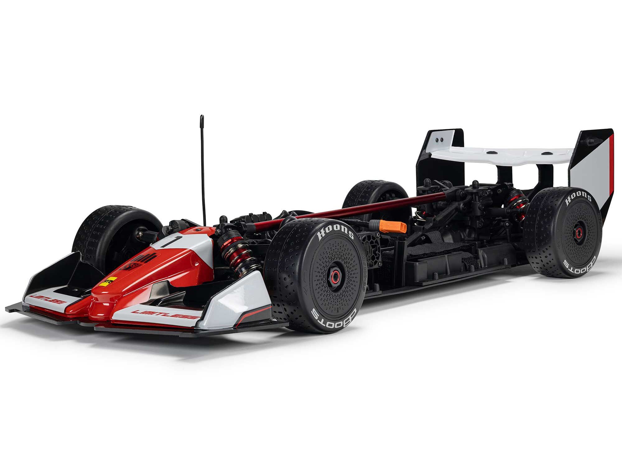 1/7 LIMITLESS 120 8S AVC 4X4 RTR Street Speed, Red/Black-3