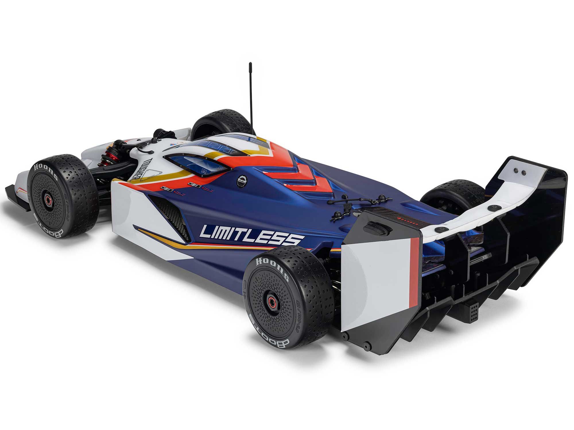 1/7 LIMITLESS 120 8S AVC 4X4 RTR Street Speed, White/Blue-4