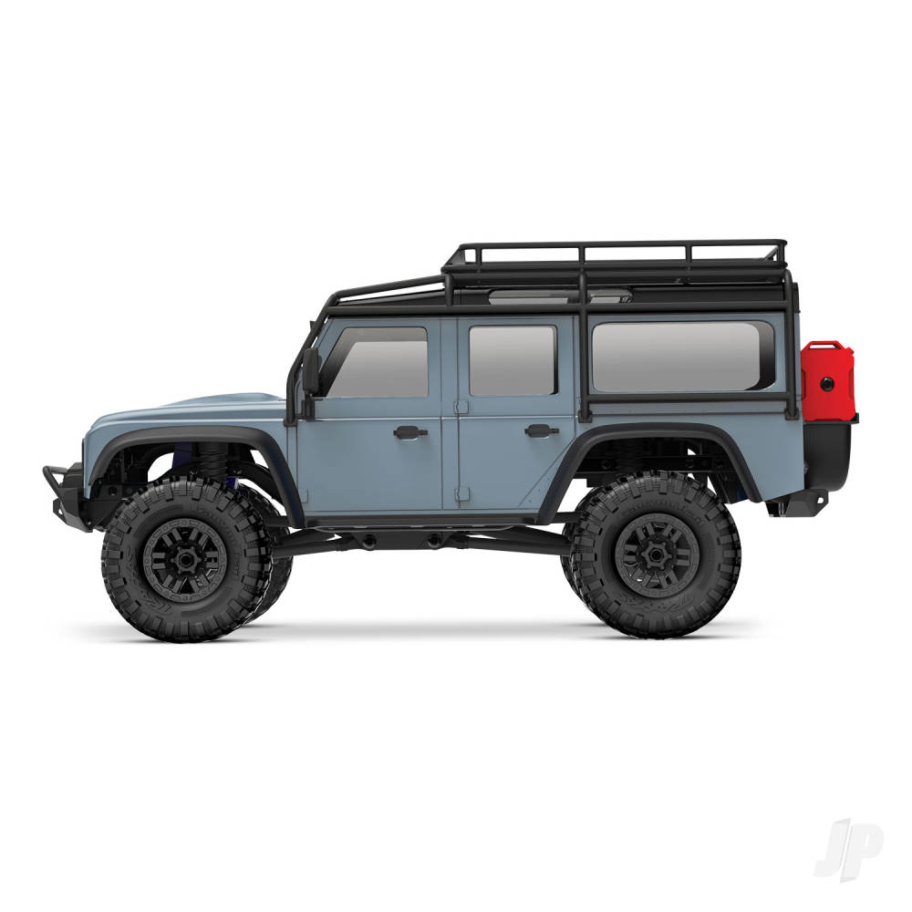 Traxxas TRX-4M Land Rover Defender 1:18 4WD Electric Trail Crawler, Light Blue (+ TQ, ECM-2.5, Titan 87T, 750mAh LiPo, USB Charger, Clipless Body)-4