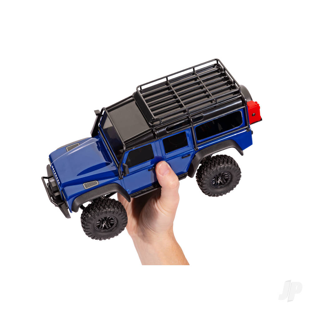Traxxas TRX-4M Land Rover Defender 1:18 4WD Electric Trail Crawler, Black (+ TQ, ECM-2.5, Titan 87T, 750mAh LiPo, USB Charger, Clipless Body)-7