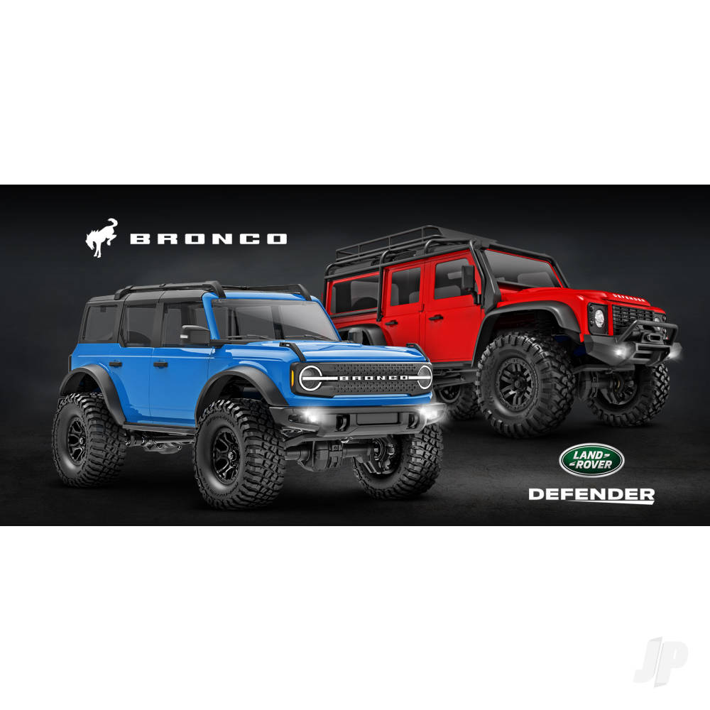 Traxxas TRX-4M Land Rover Defender 1:18 4WD Electric Trail Crawler, Black (+ TQ, ECM-2.5, Titan 87T, 750mAh LiPo, USB Charger, Clipless Body)-8