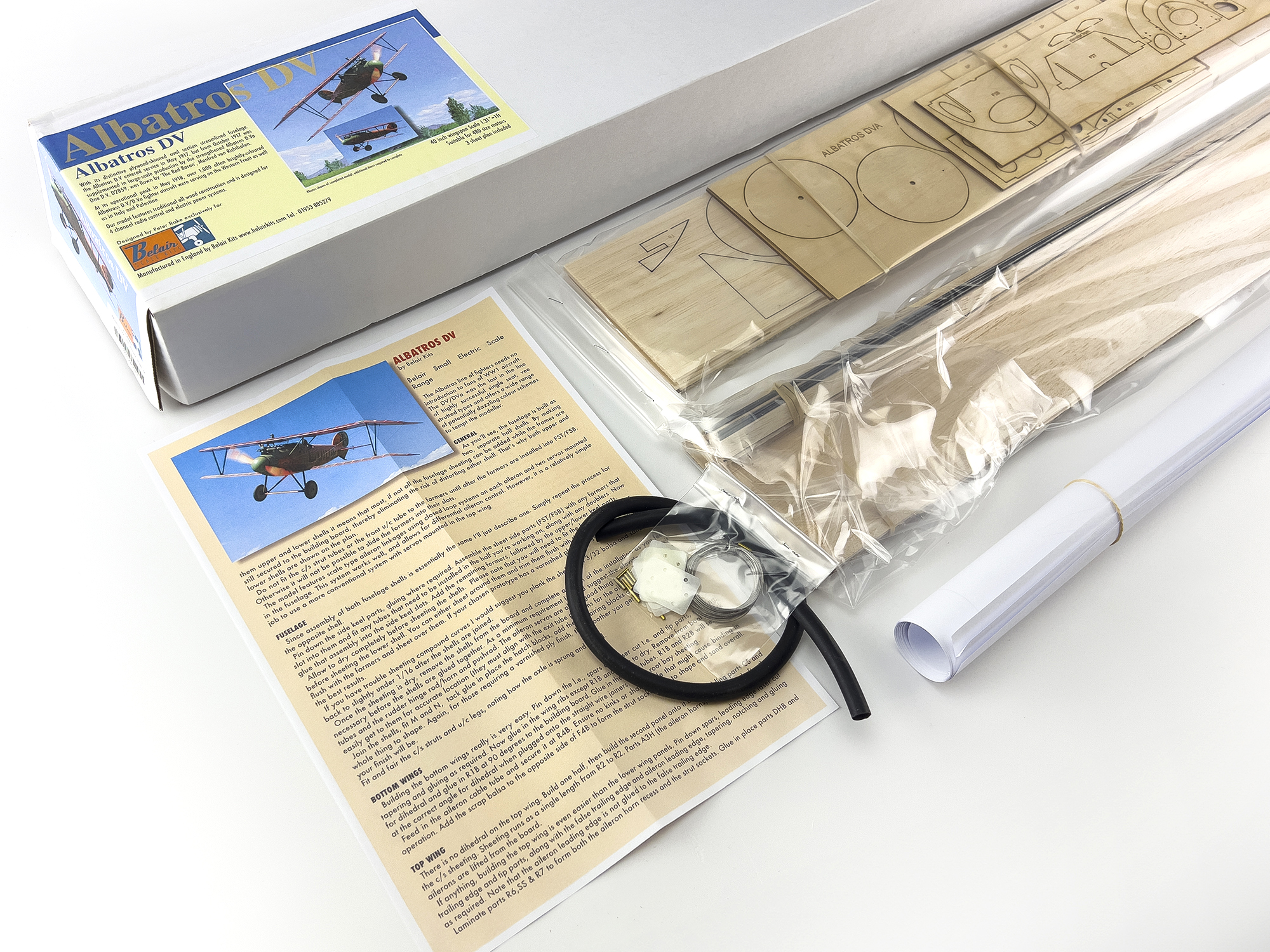Albatros DV - 39" electric scale kit-5