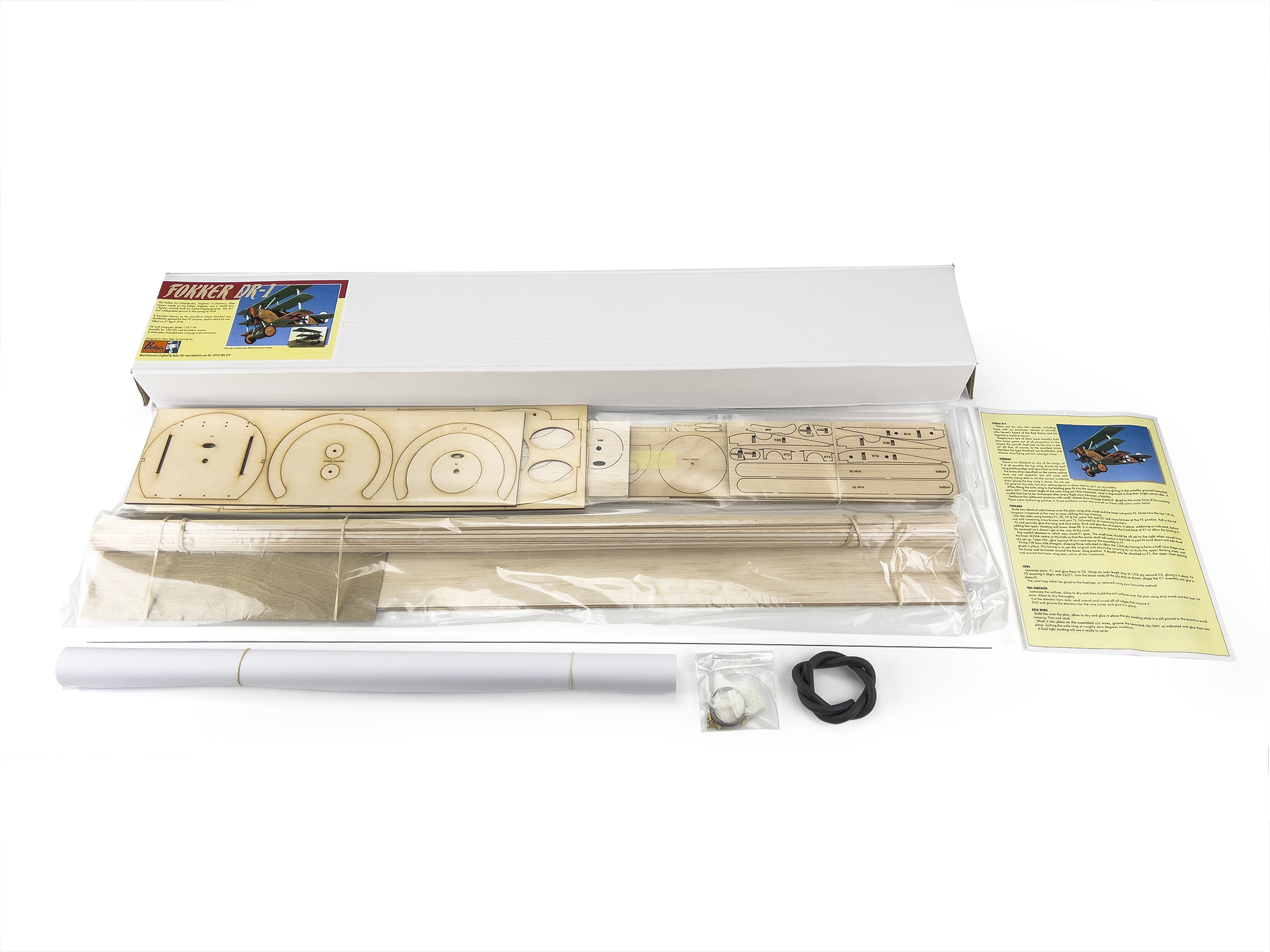 DR-1 Fokker Triplane electric scale kit-4