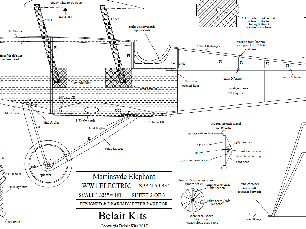 Martinsyde Elephant - 50" electric scale kit-4