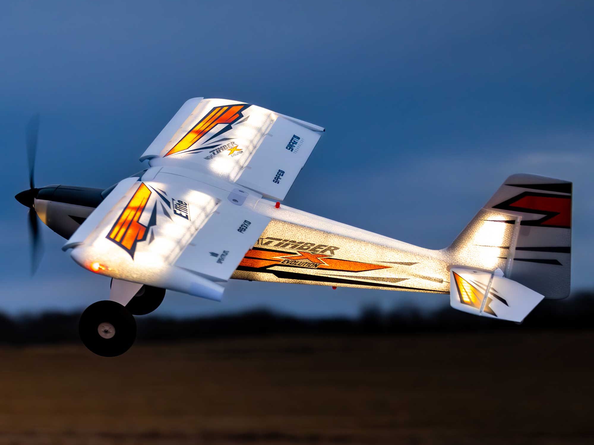 Night Timber X Evolution 1.2m BNF Basic with AS3X+ and SAFE-17