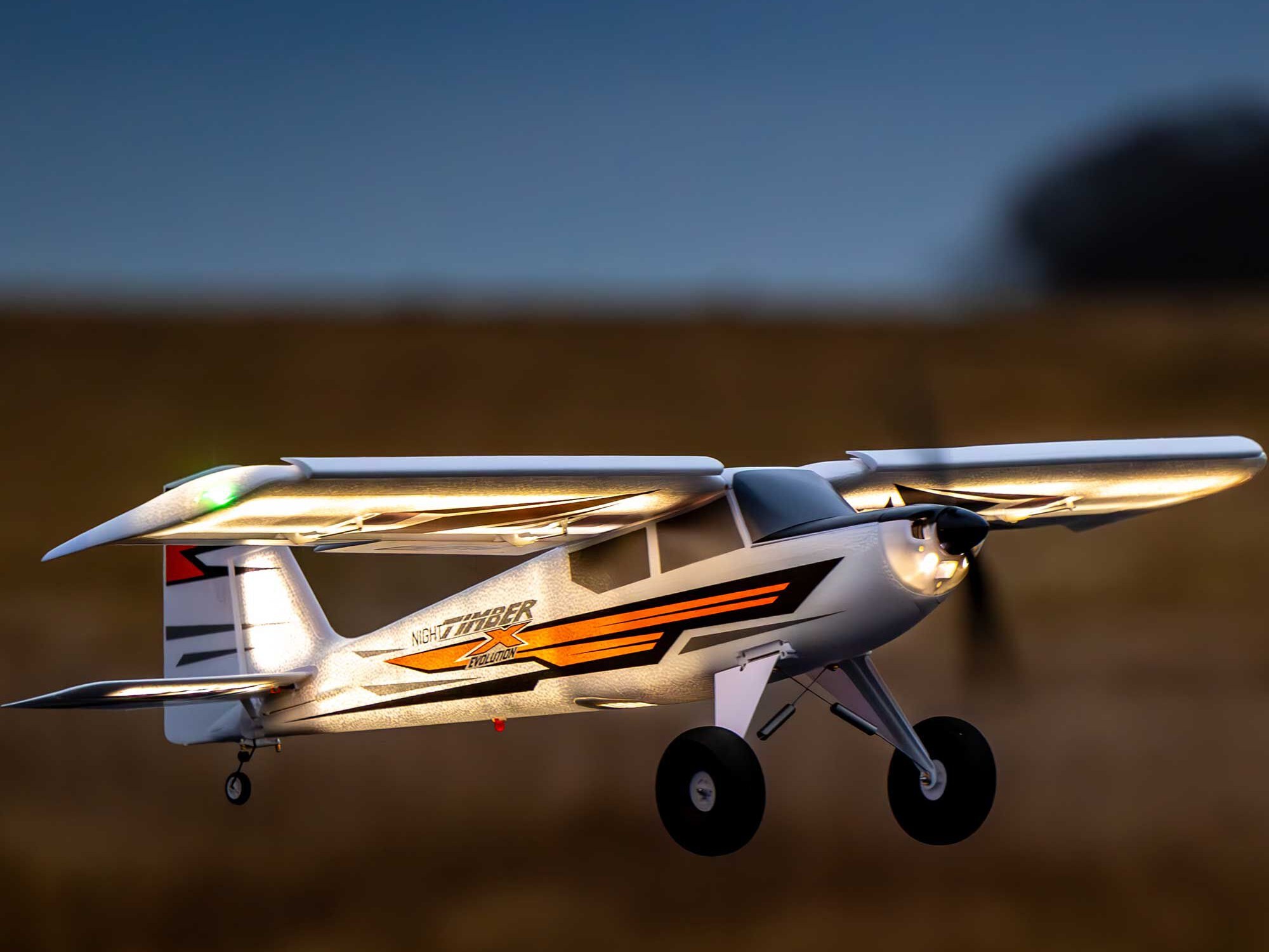 Night Timber X Evolution 1.2m BNF Basic with AS3X+ and SAFE-18