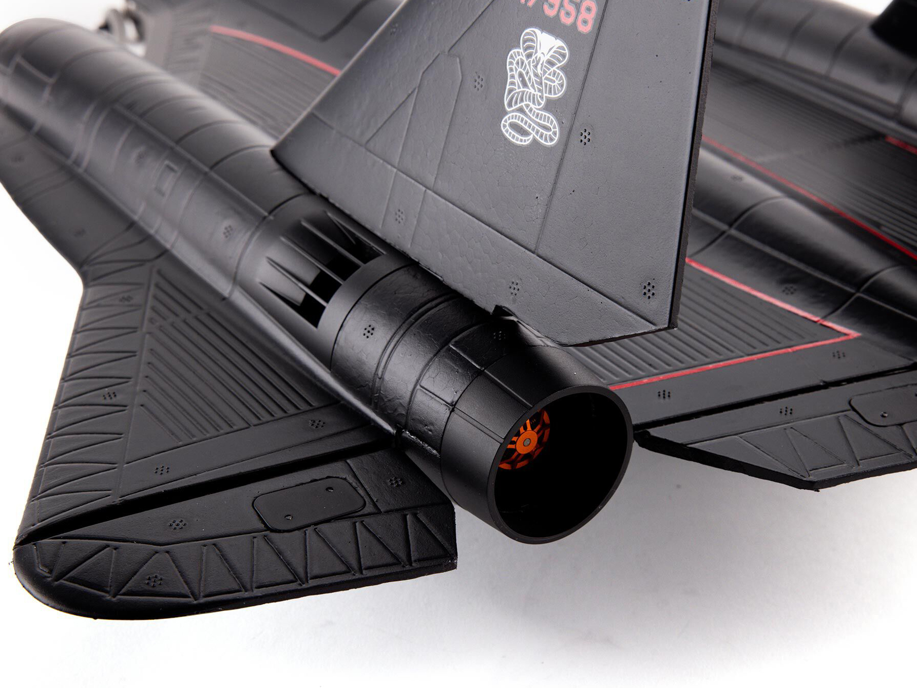 SR-71 Blackbird Twin 40mm EDF BNF Basic with SAFE Select-14