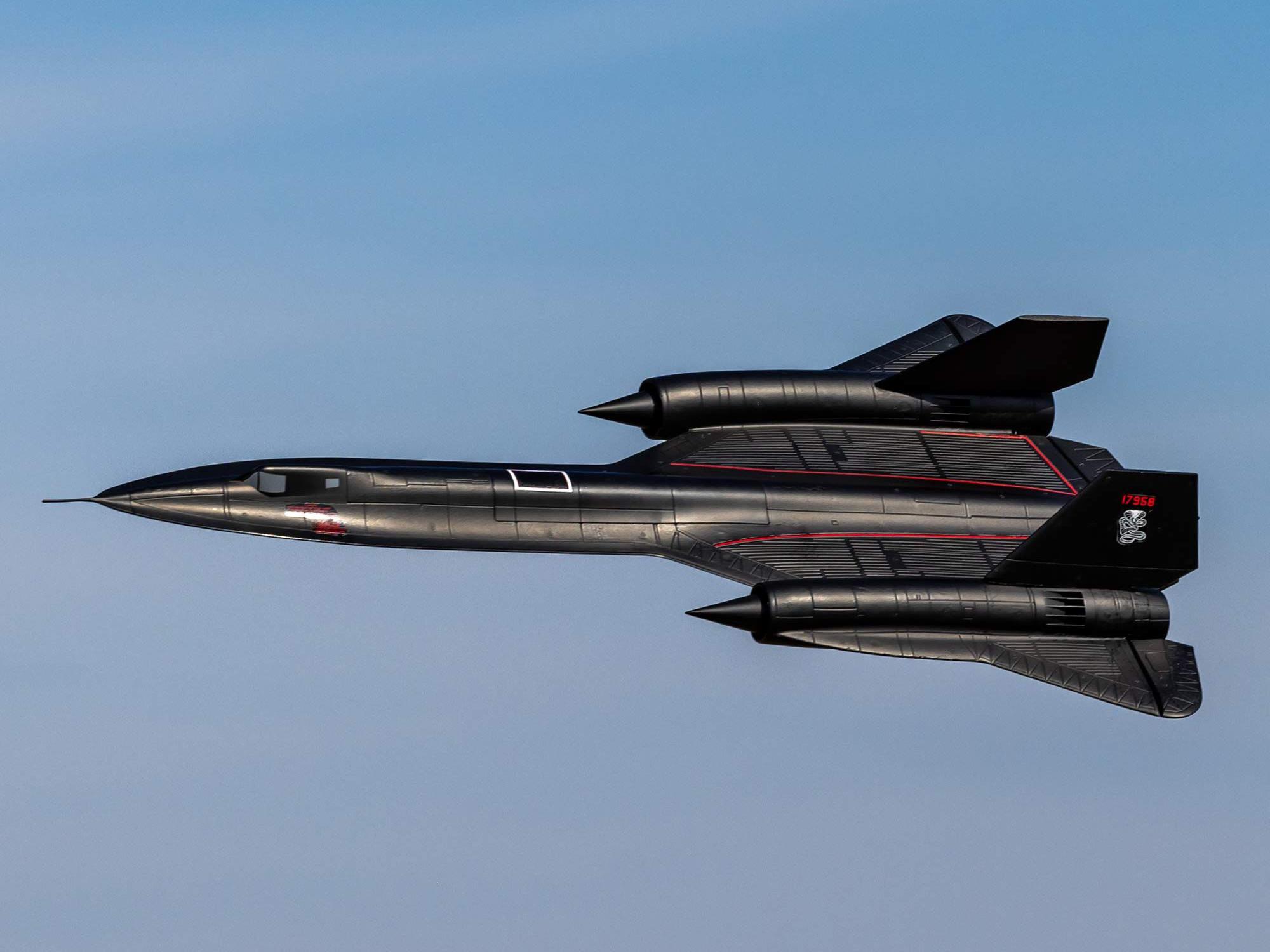 SR-71 Blackbird Twin 40mm EDF BNF Basic with SAFE Select-23