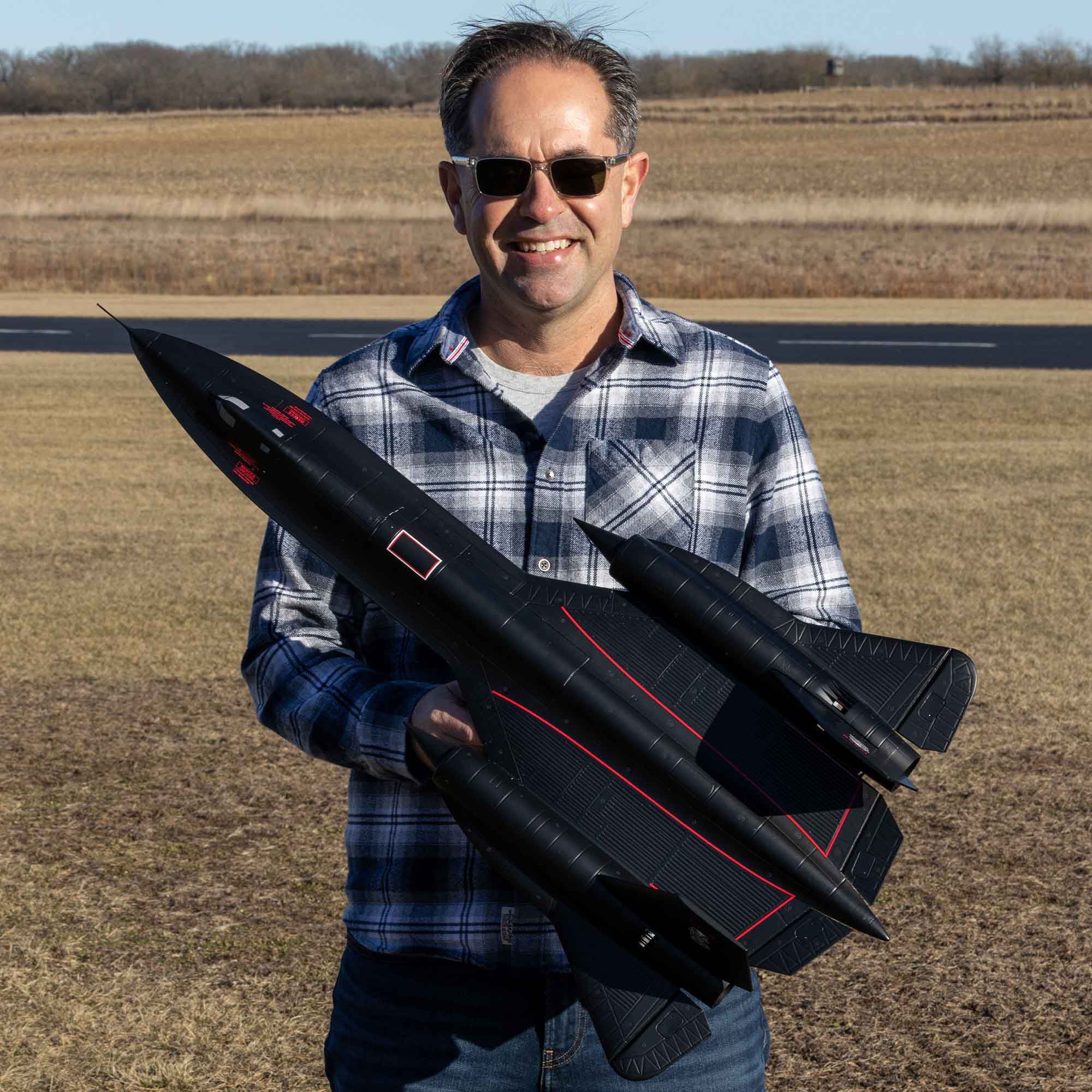 SR-71 Blackbird Twin 40mm EDF BNF Basic with SAFE Select-24