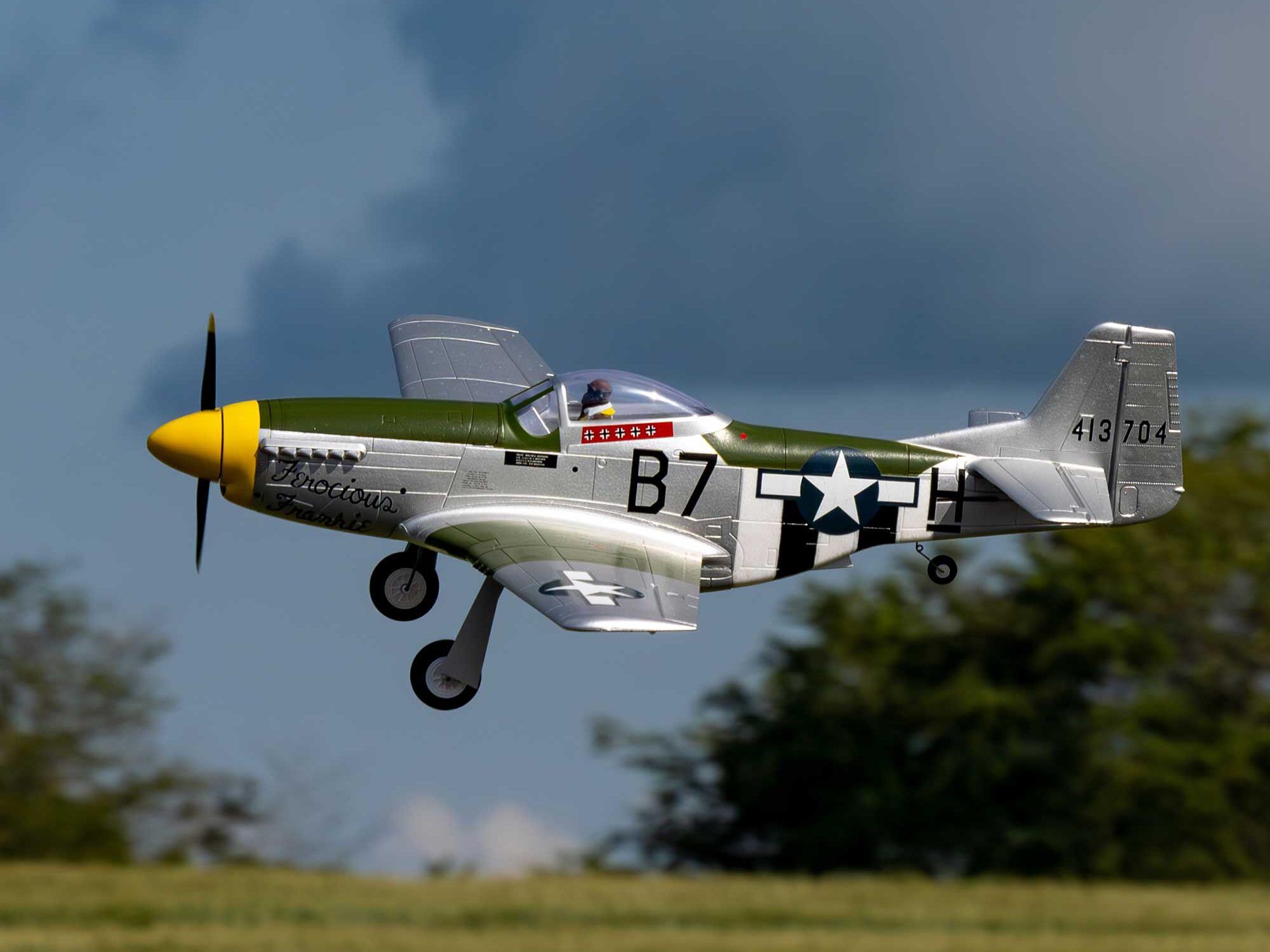 P-51D Mustang 1.0m BNF Basic with AS3X+ and SAFE Select-19