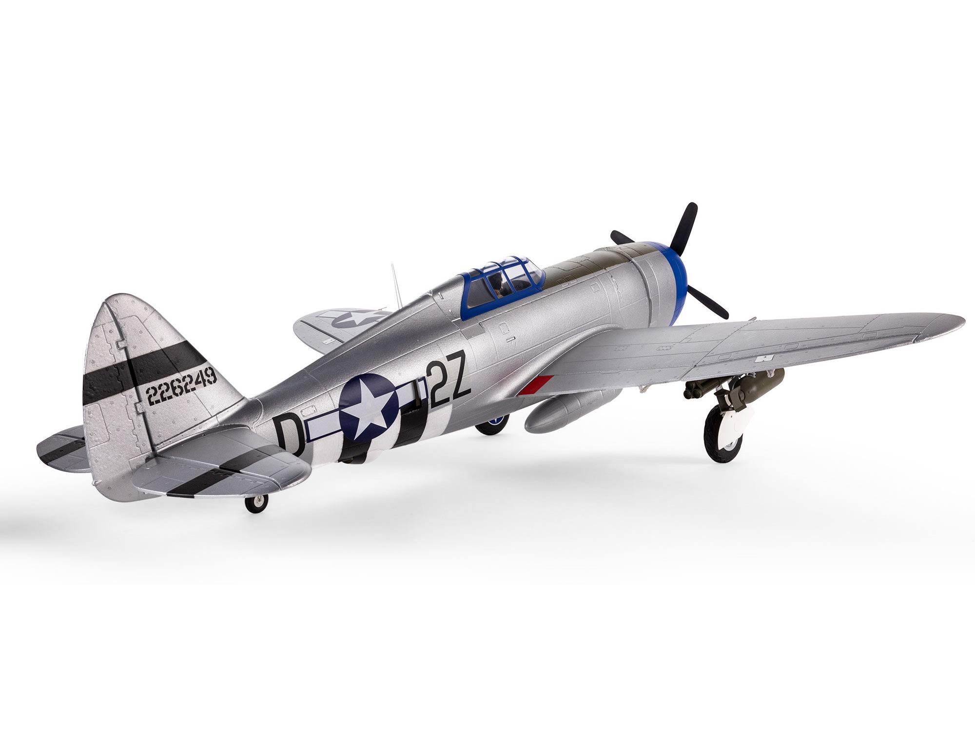 P-47 Razorback 1.2m BNF Basic with AS3X & SAFE Select-4