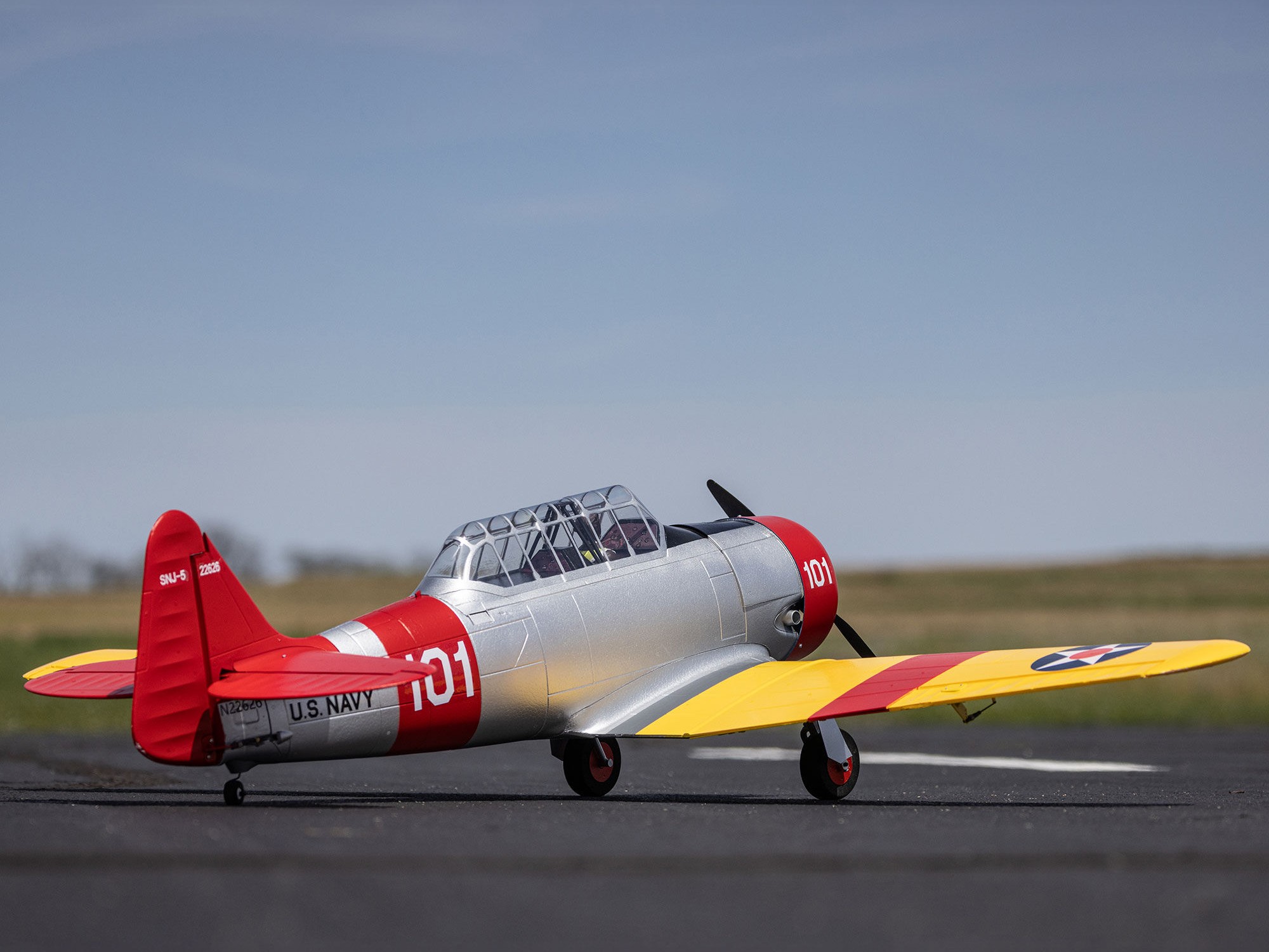 SNJ-5/AT-6 Texan 1.5m BNF Basic with AS3X+ and SAFE Select-15