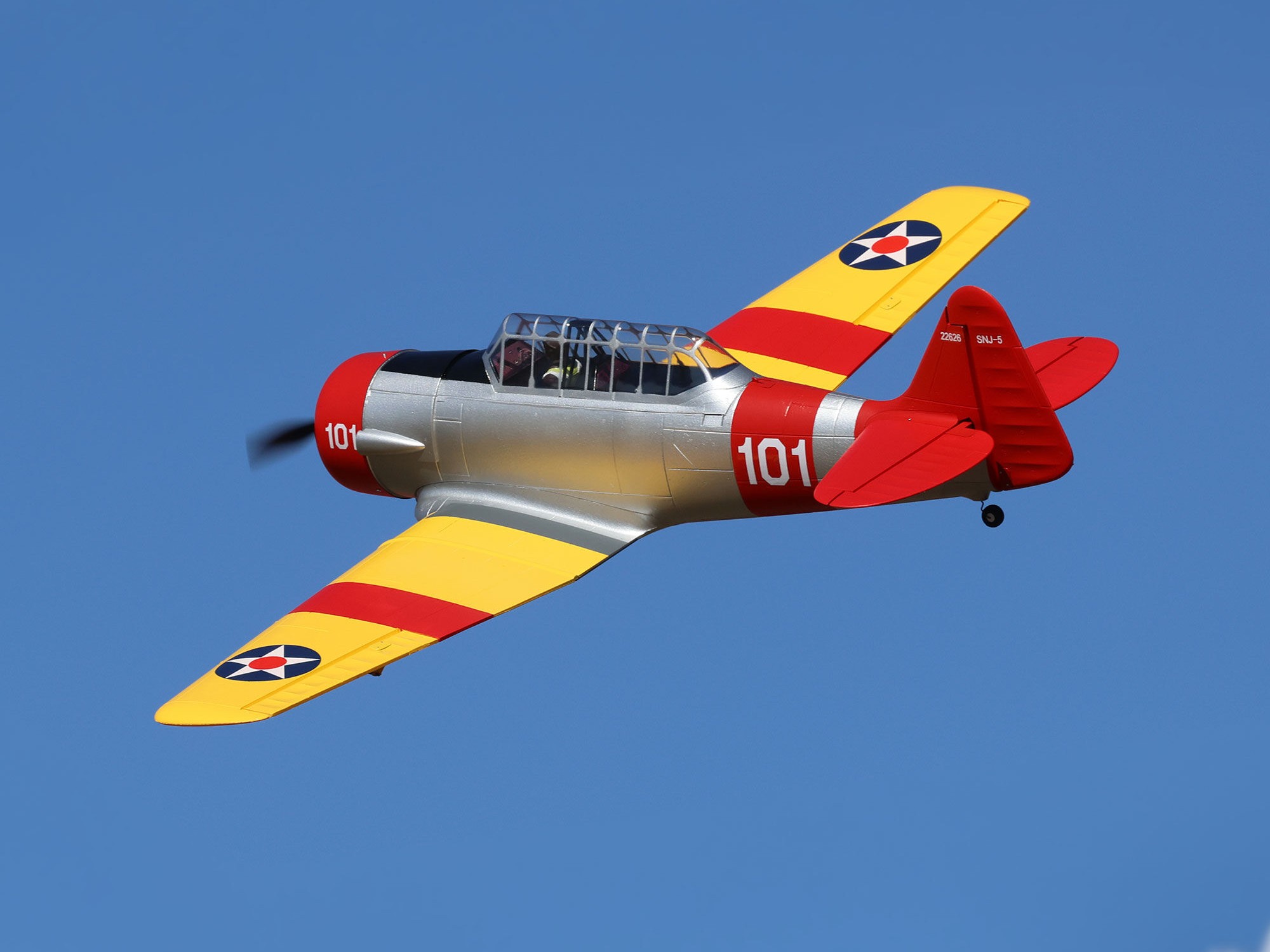 SNJ-5/AT-6 Texan 1.5m BNF Basic with AS3X+ and SAFE Select-18