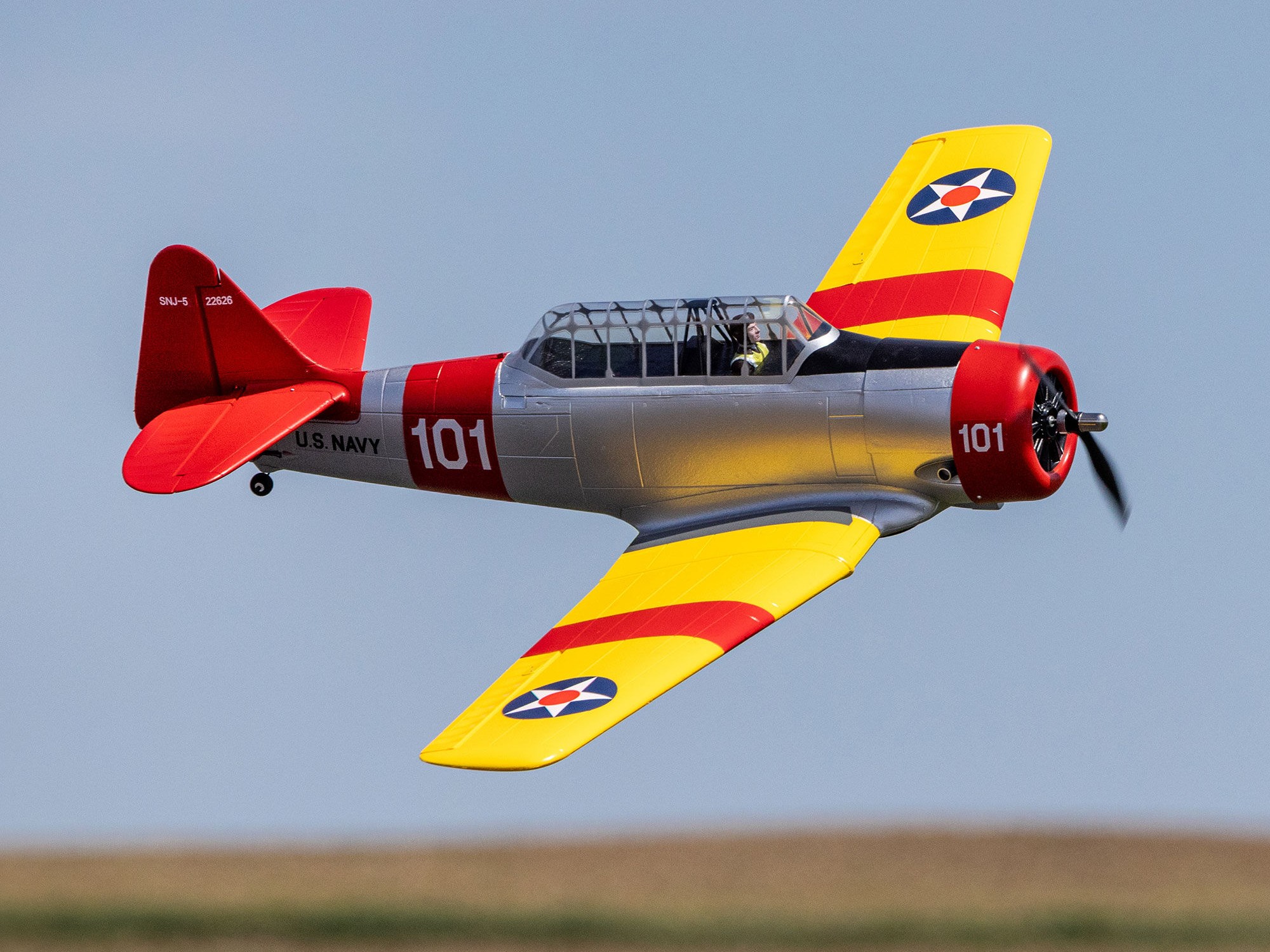 SNJ-5/AT-6 Texan 1.5m BNF Basic with AS3X+ and SAFE Select-20