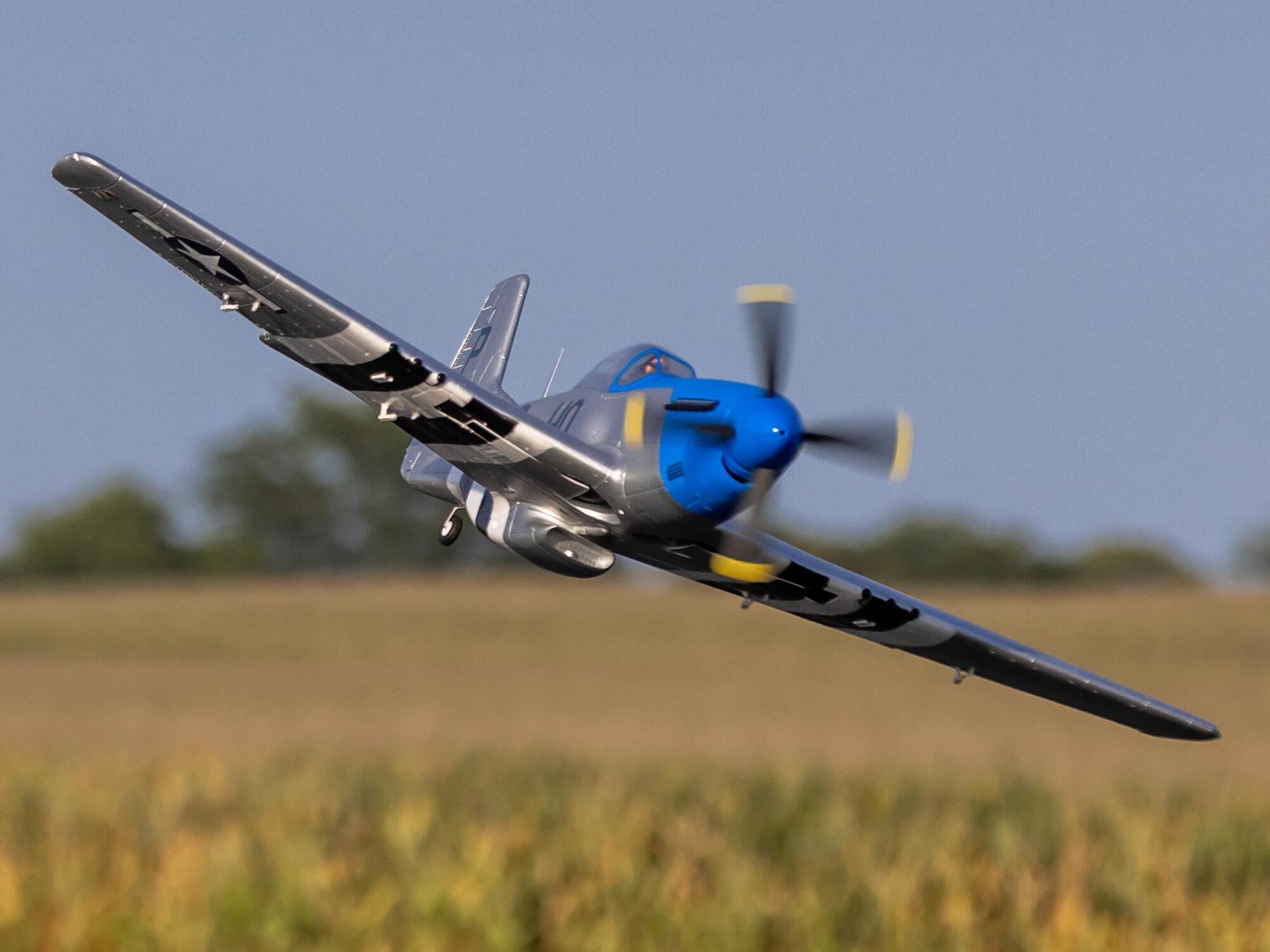 P-51D Mustang 1.2m BNF Basic-12