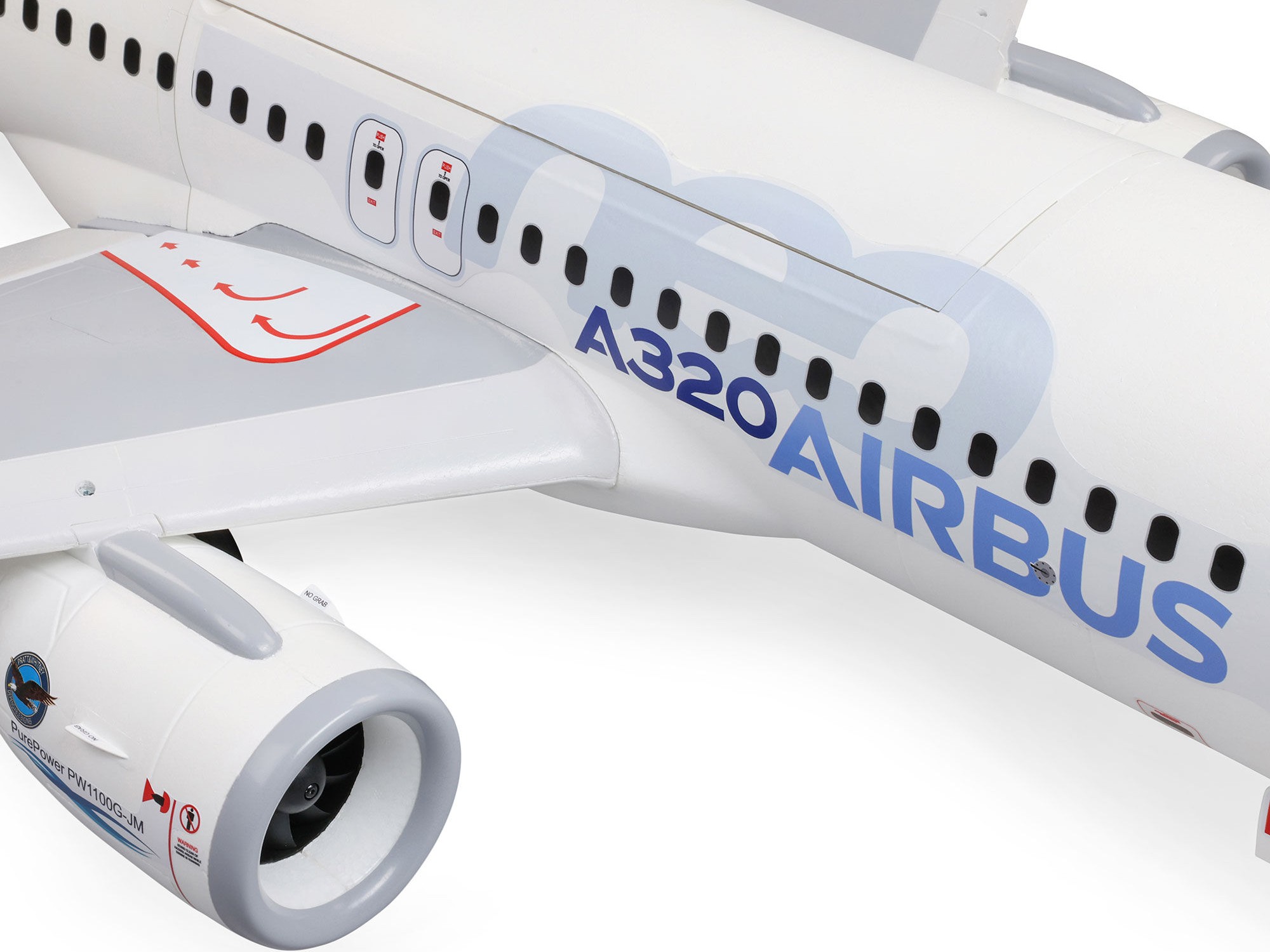 Airbus A320neo Twin 64mm EDF BNF Basic w/AS3X+ SAFE-9