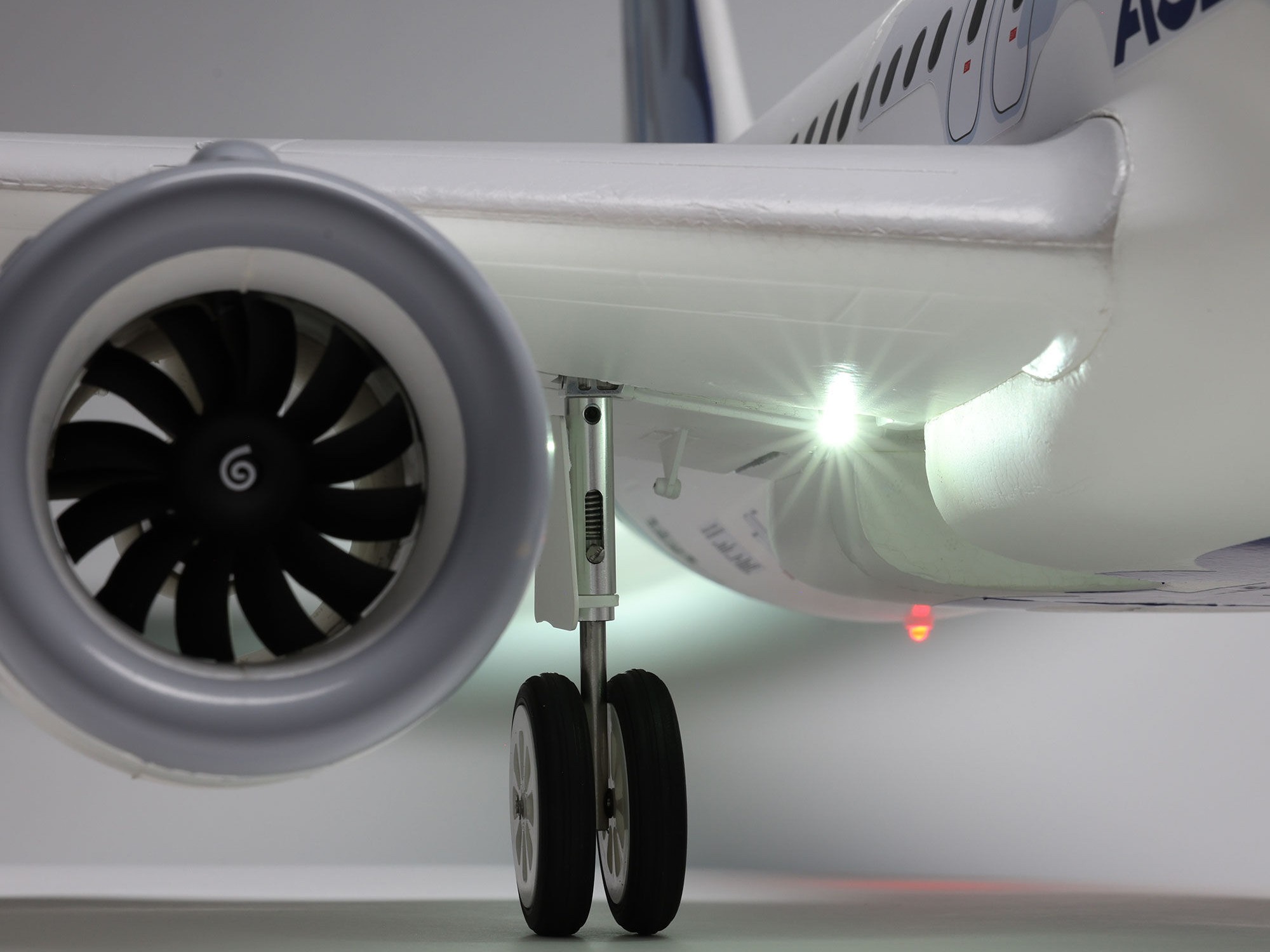 Airbus A320neo Twin 64mm EDF BNF Basic w/AS3X+ SAFE-13