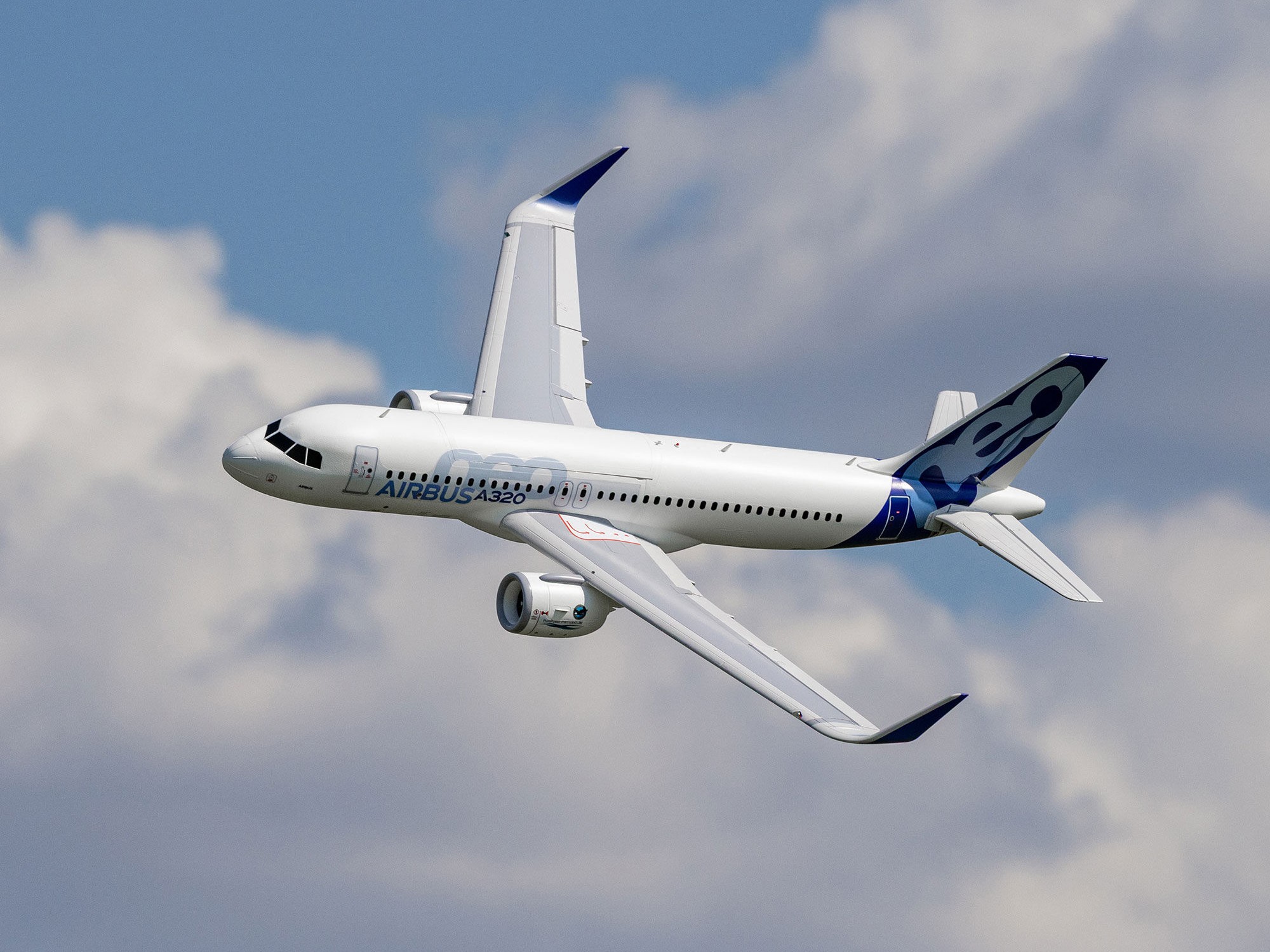 Airbus A320neo Twin 64mm EDF BNF Basic w/AS3X+ SAFE-18