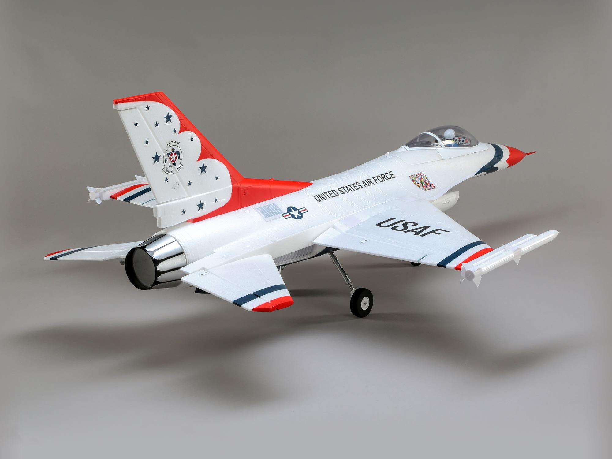 F-16 Thunderbirds 70mm EDF Jet BNF Basic with AS3X and SAFE-2