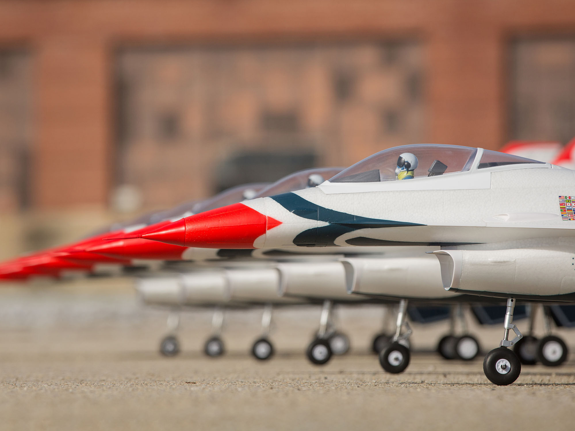 F-16 Thunderbirds 70mm EDF Jet BNF Basic with AS3X and SAFE-15