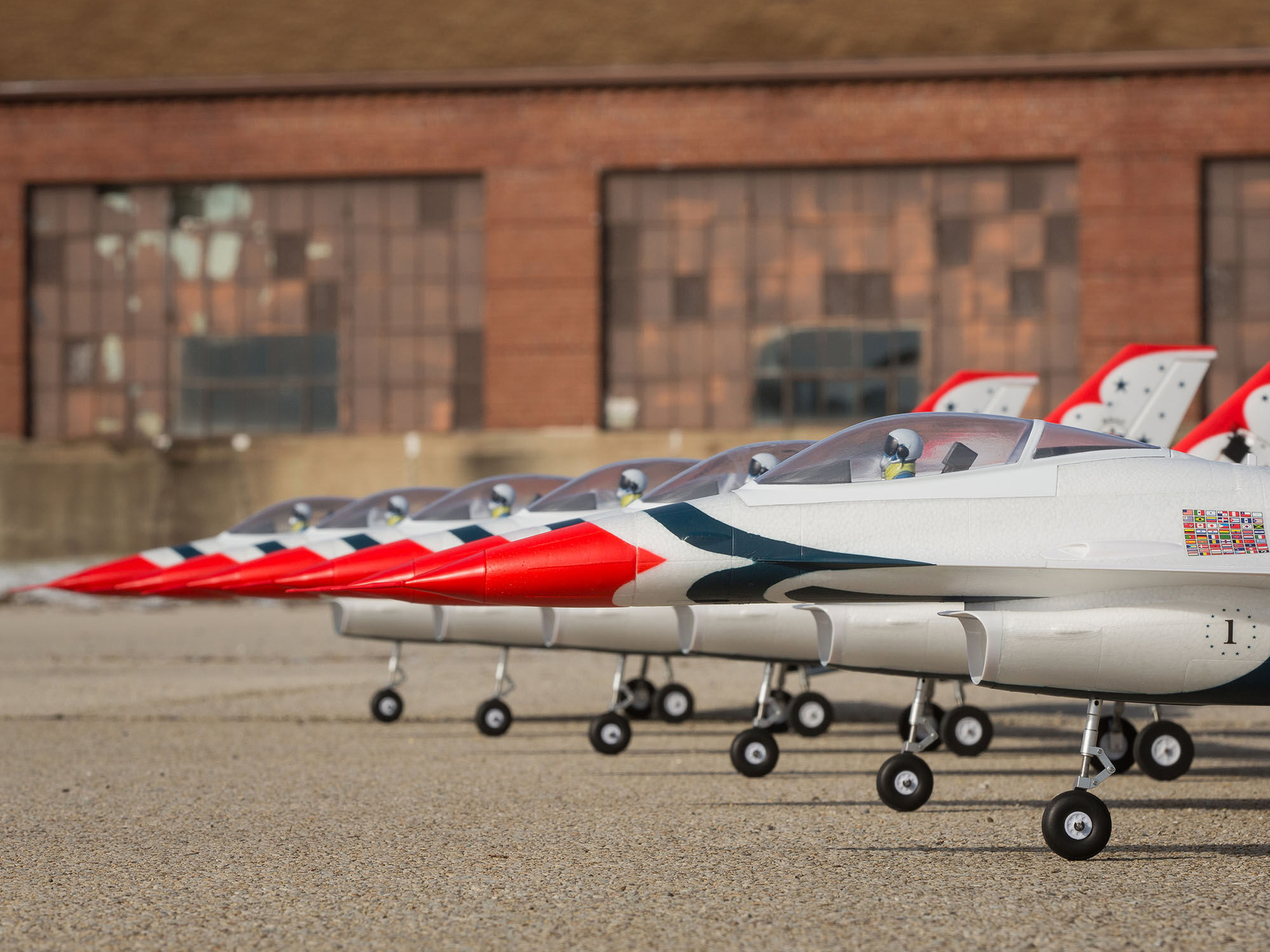 F-16 Thunderbirds 70mm EDF Jet BNF Basic with AS3X and SAFE-17