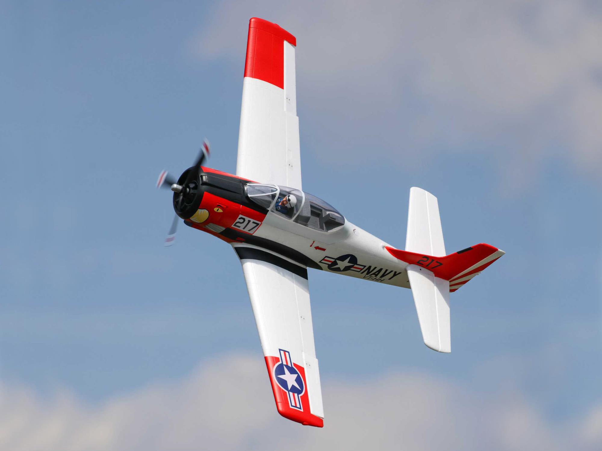 T-28 Trojan 1.2m BNF Basic with Smart-2