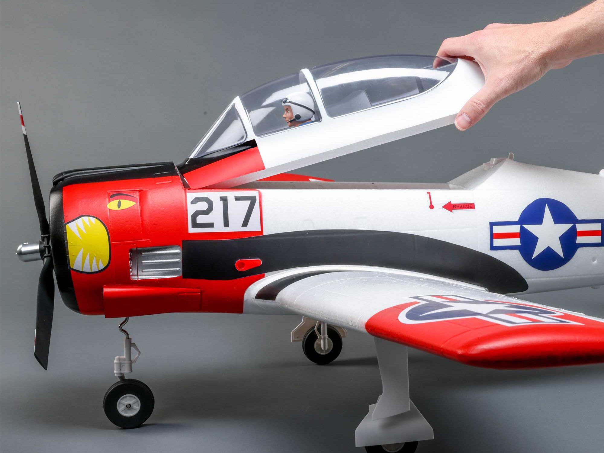 T-28 Trojan 1.2m BNF Basic with Smart-4