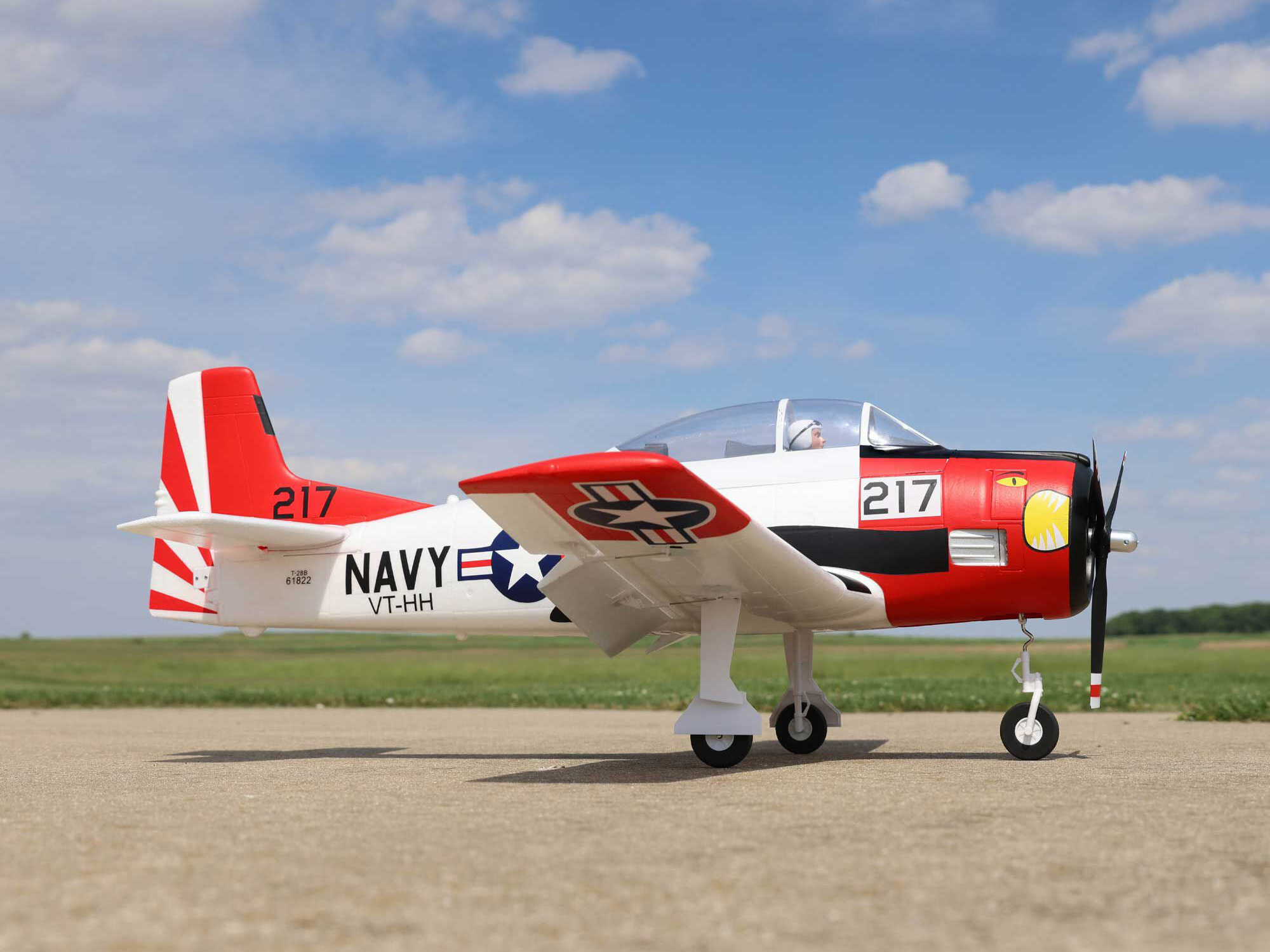 T-28 Trojan 1.2m BNF Basic with Smart-20