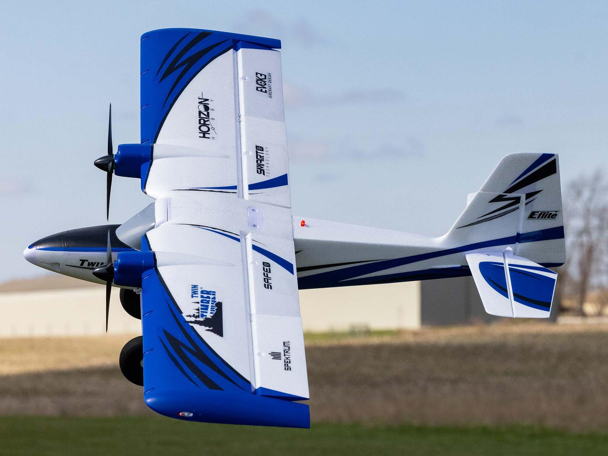 Twin Timber 1.6m BNF Basic with AS3X and SAFE Select-15