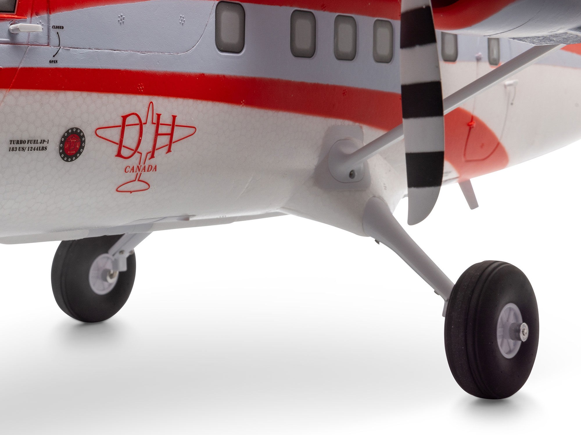 DHC-6 Twin Otter 1.4m BNF Basic Combo with Floats-15