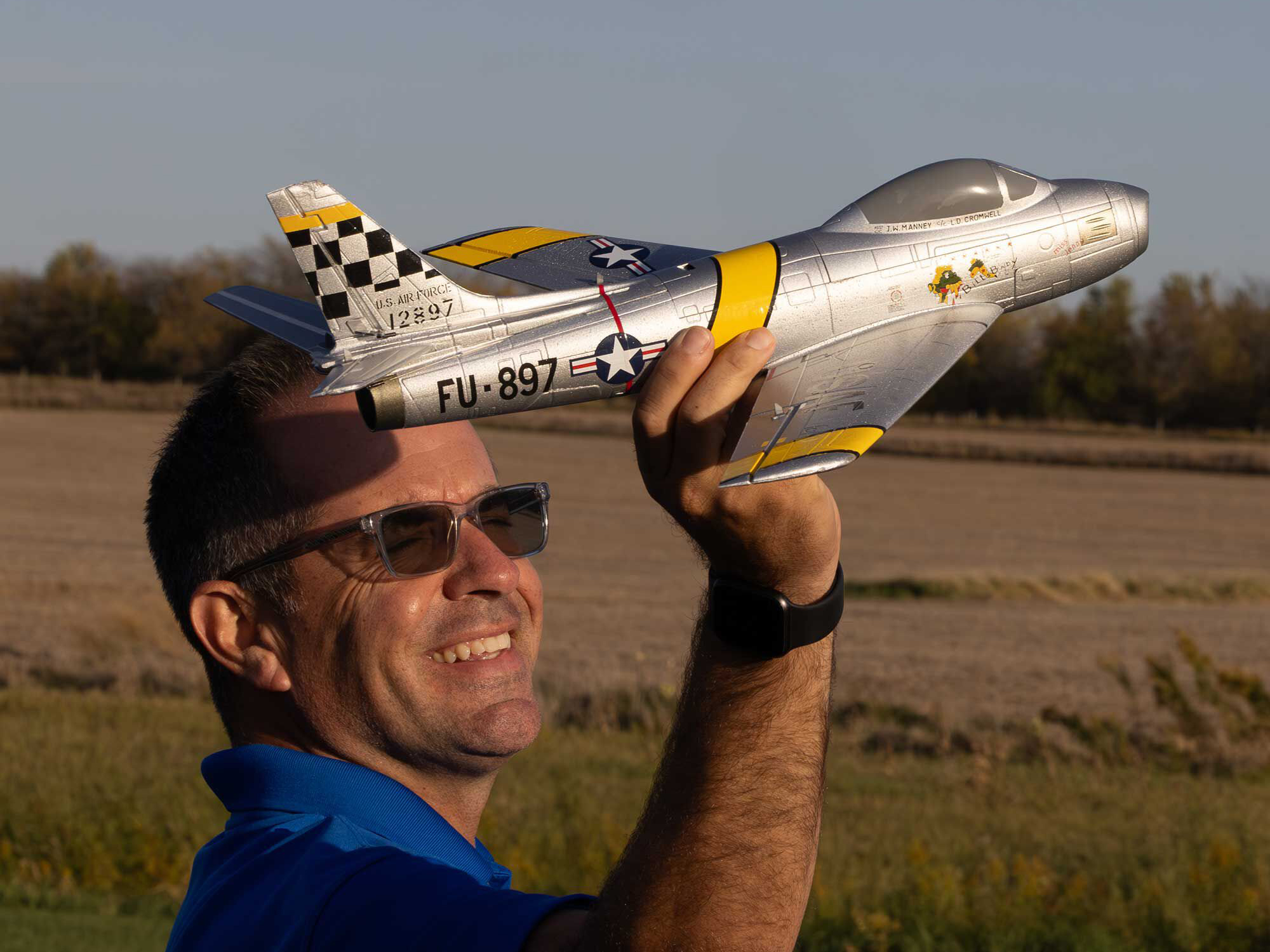 UMX F-86 Sabre 30mm EDF Jet BNF Basic with AS3X and SAFE Sel-25