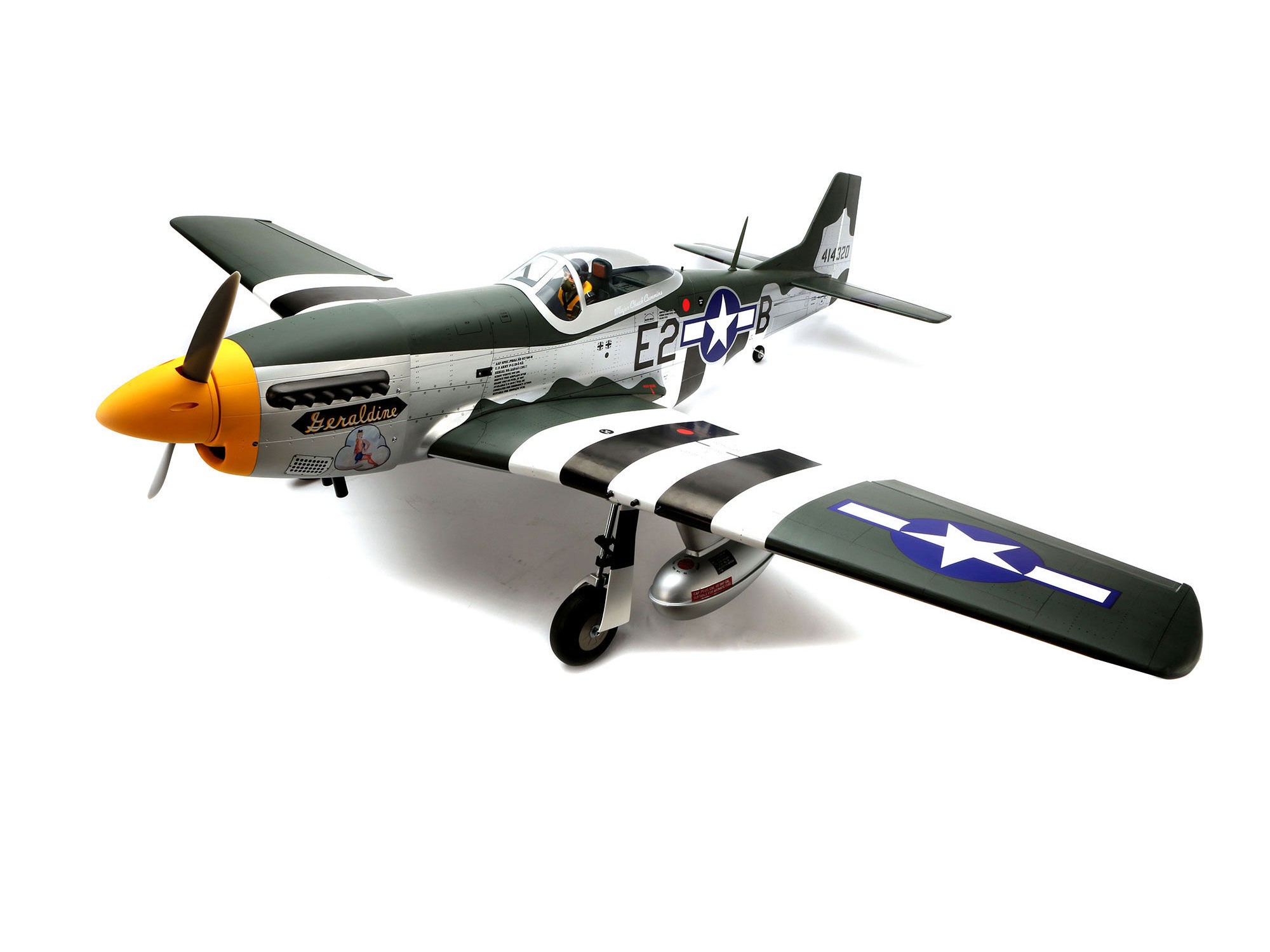 P-51D Mustang 20cc ARF, 69.5