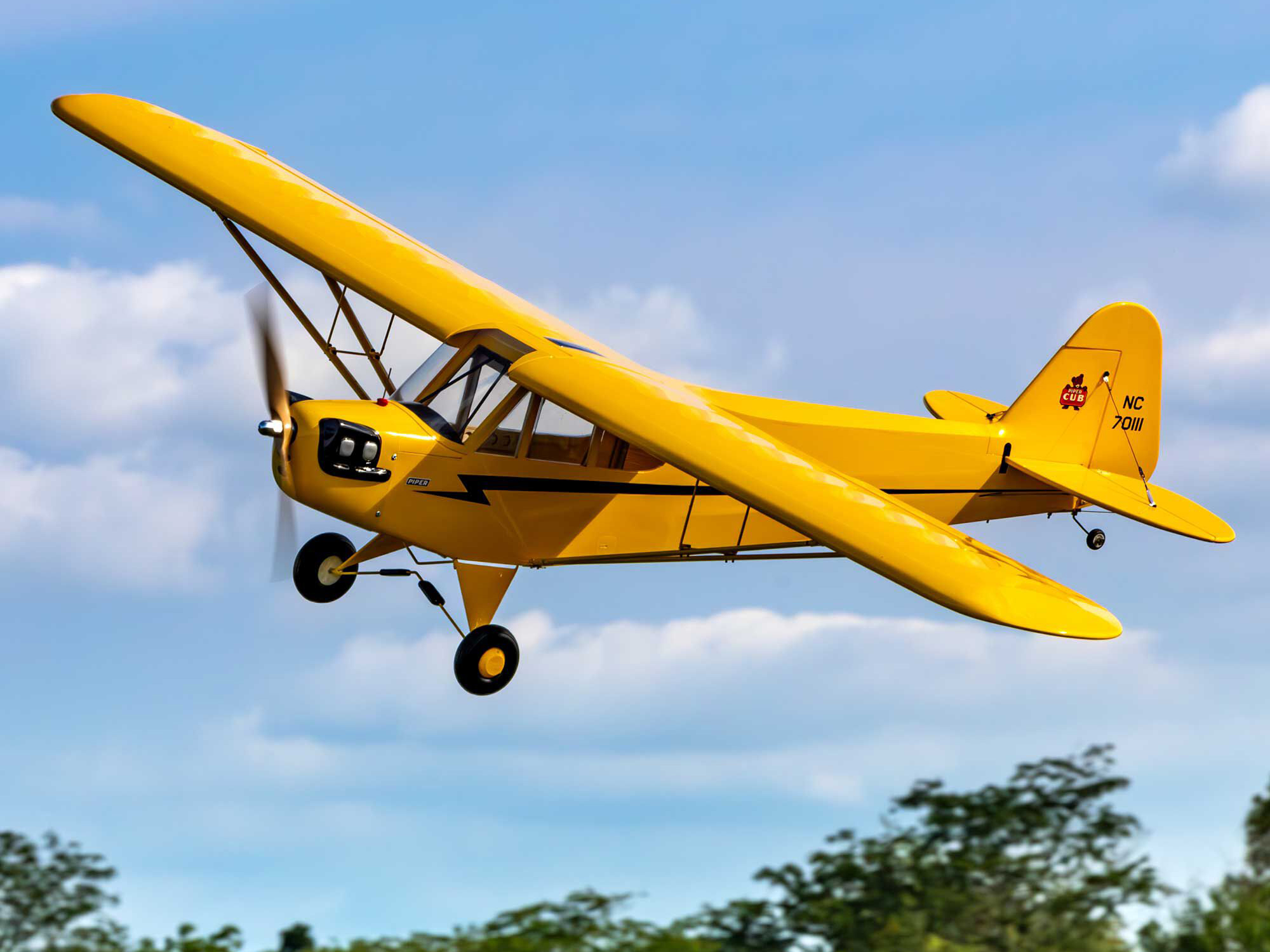 J-3 Cub 10cc EP PNP, 82.5"-13
