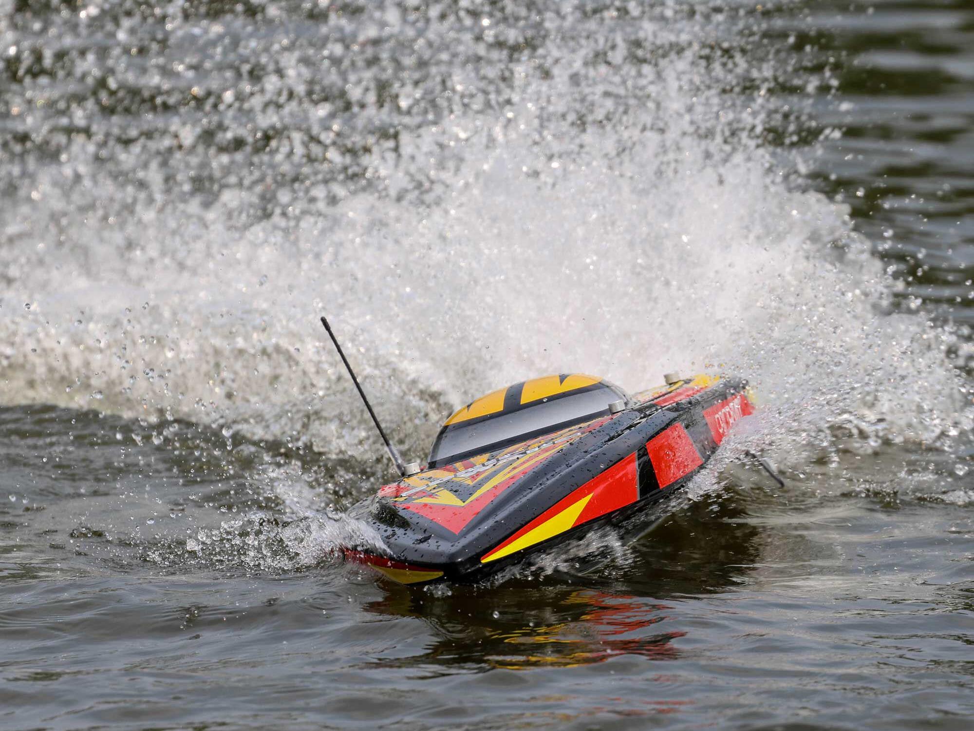 Sonicwake 36" Self-Righting Brushless Deep-V RTR, Black-3