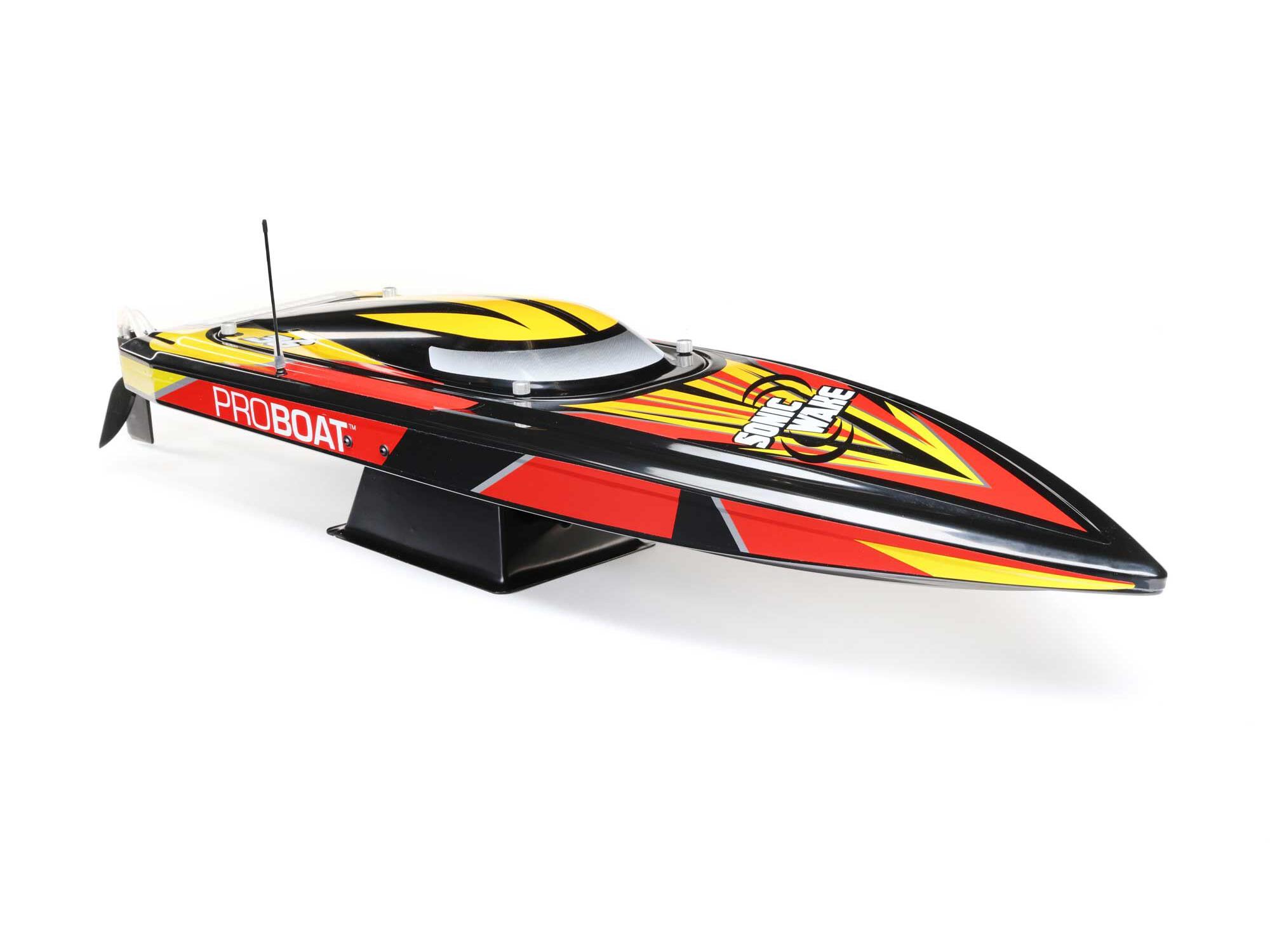 Sonicwake 36" Self-Righting Brushless Deep-V RTR, Black-4