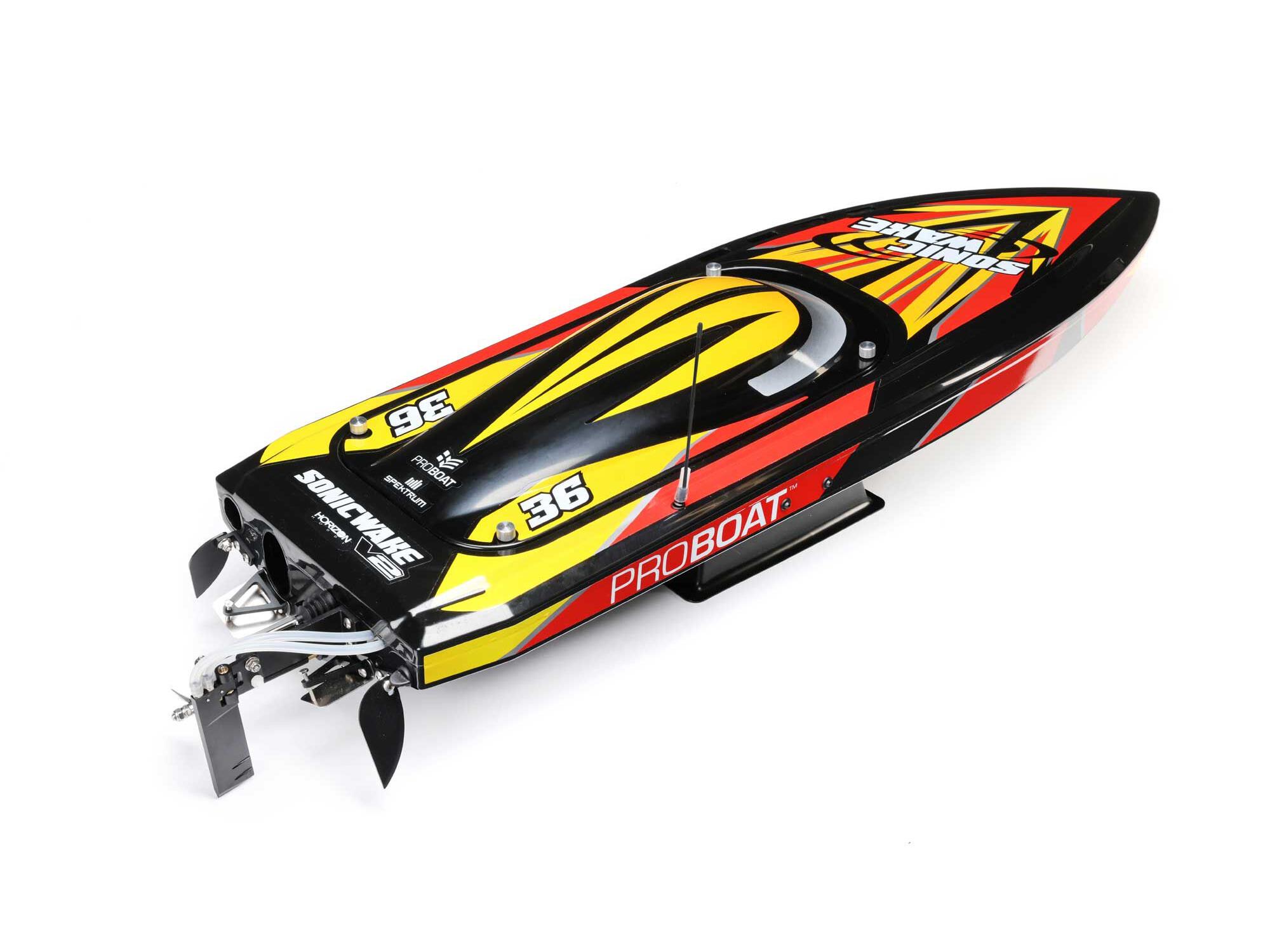 Sonicwake 36" Self-Righting Brushless Deep-V RTR, Black-6