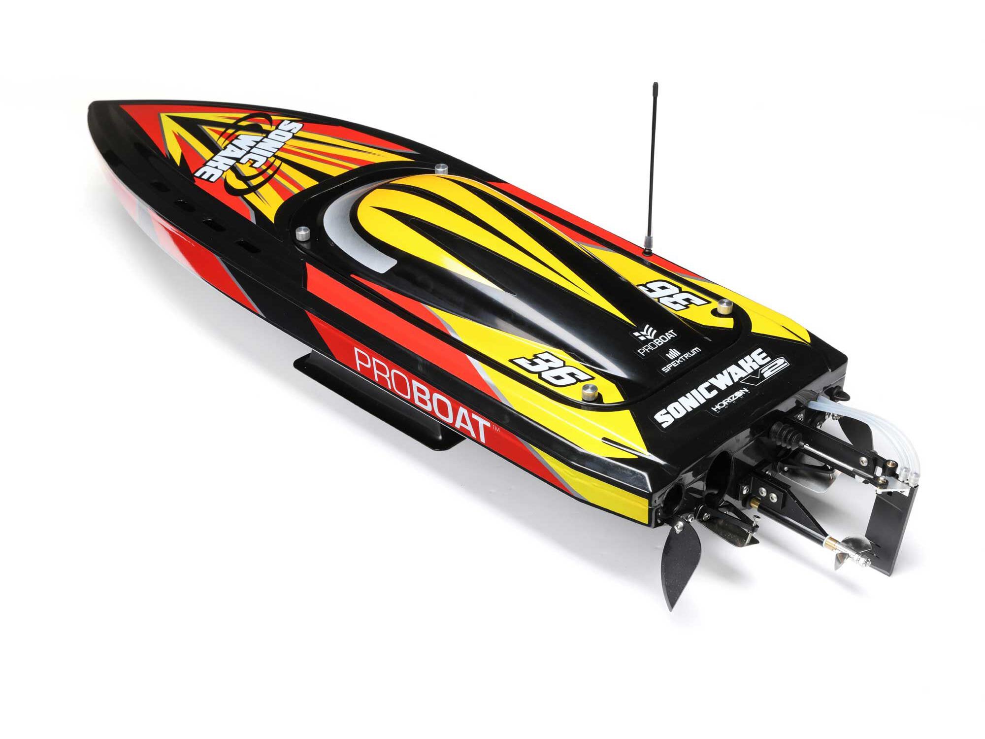 Sonicwake 36" Self-Righting Brushless Deep-V RTR, Black-7