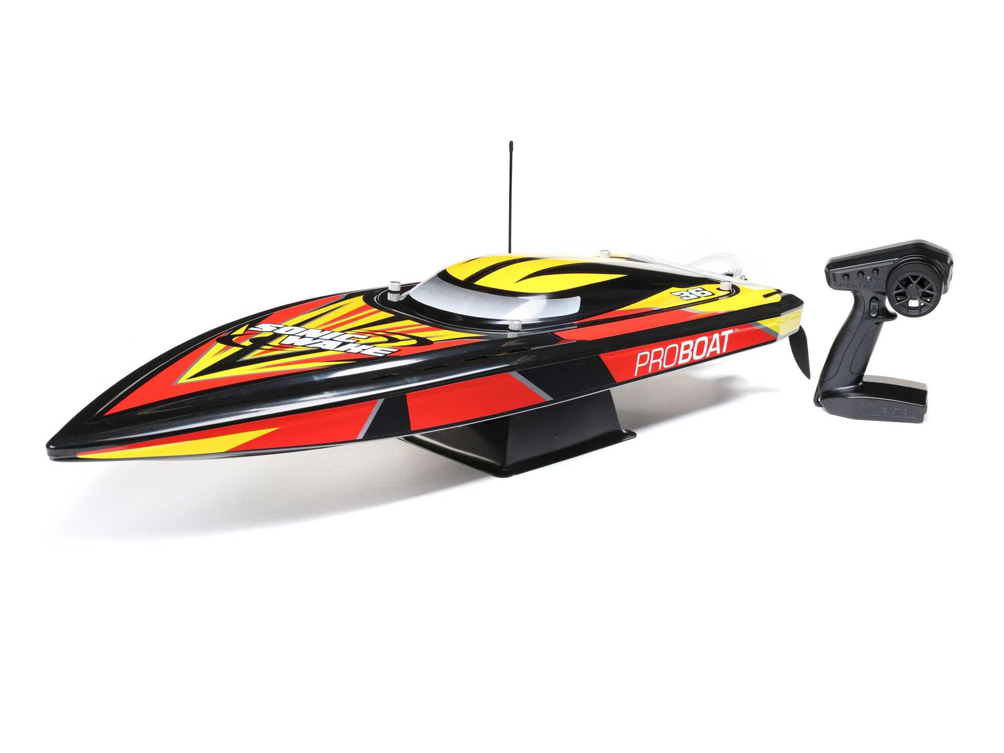 Sonicwake 36" Self-Righting Brushless Deep-V RTR, Black-16